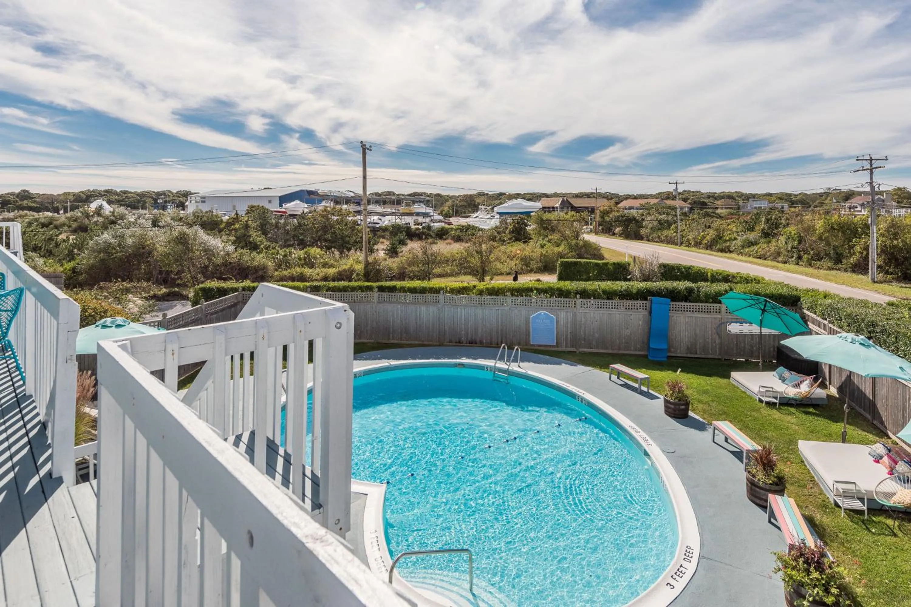Swimming pool in Haven Montauk