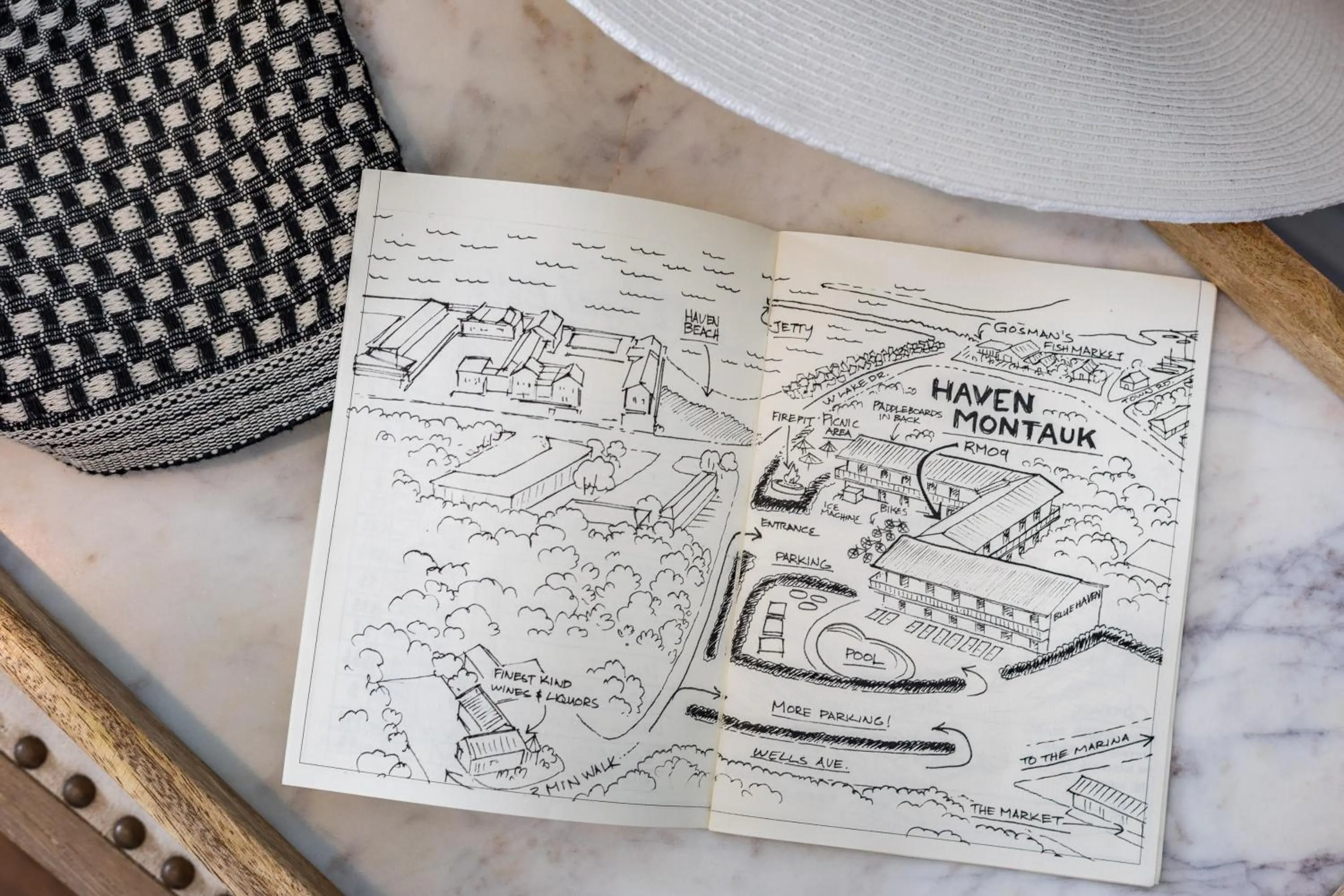 Decorative detail in Haven Montauk