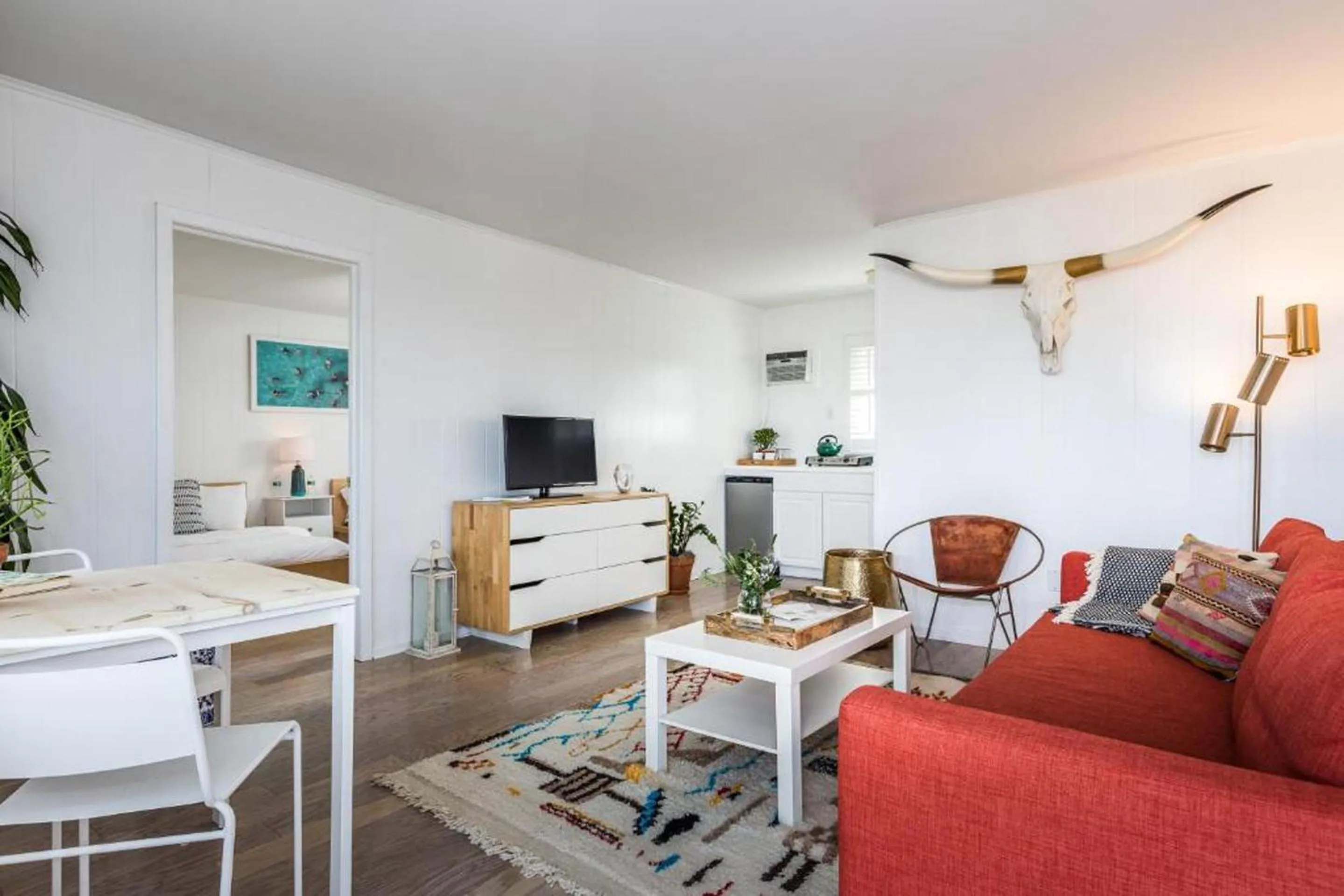 Living room in Haven Montauk