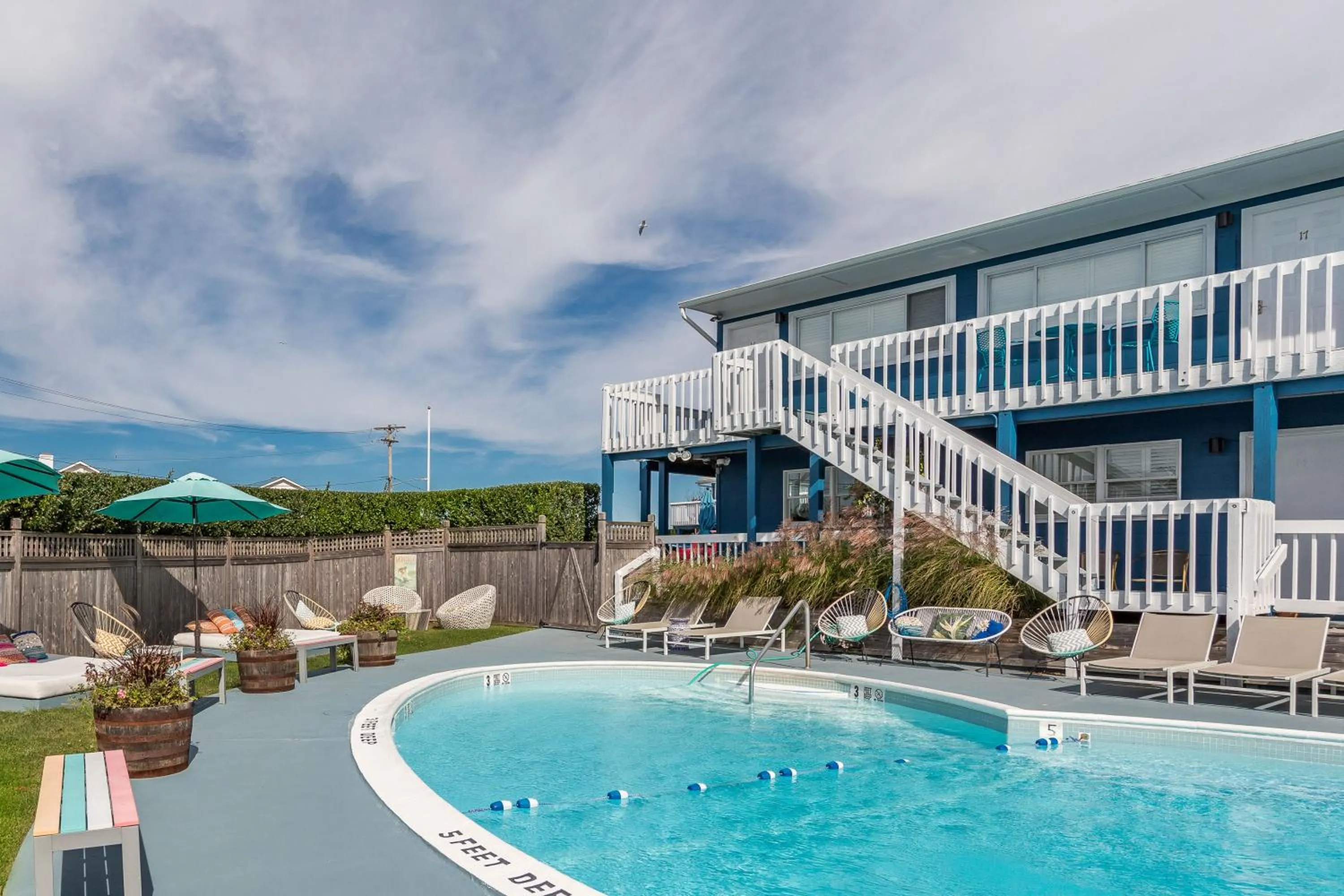 Swimming pool in Haven Montauk