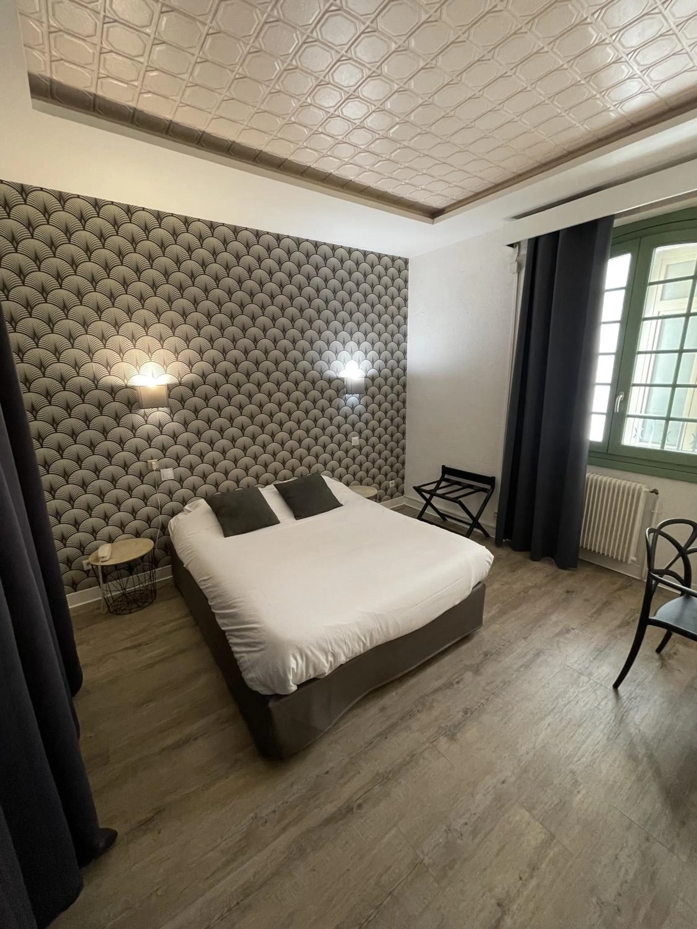 Bedroom, Bed in Hôtel De La Loge