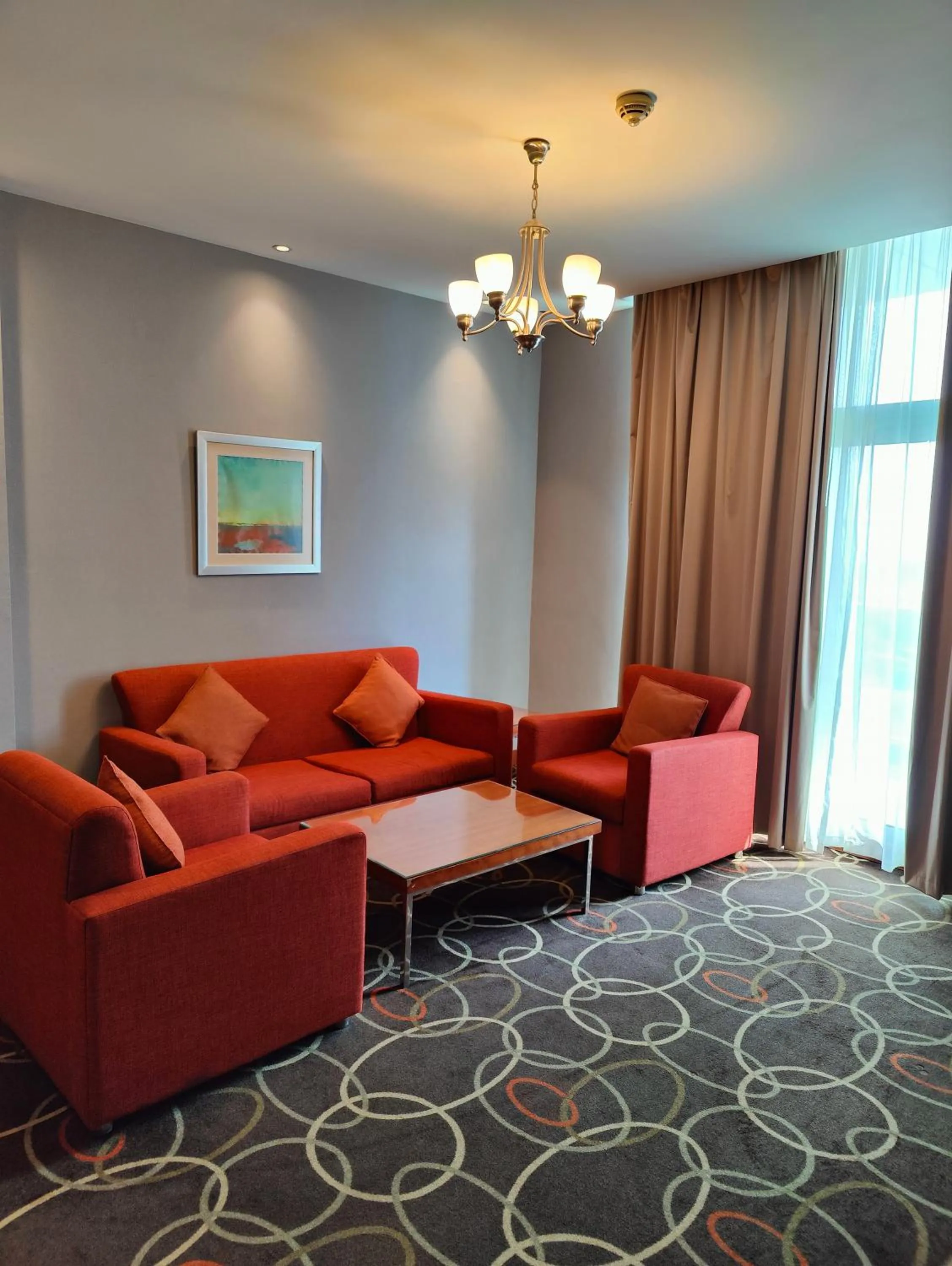 Seating area in Montreal Barsha Hotel