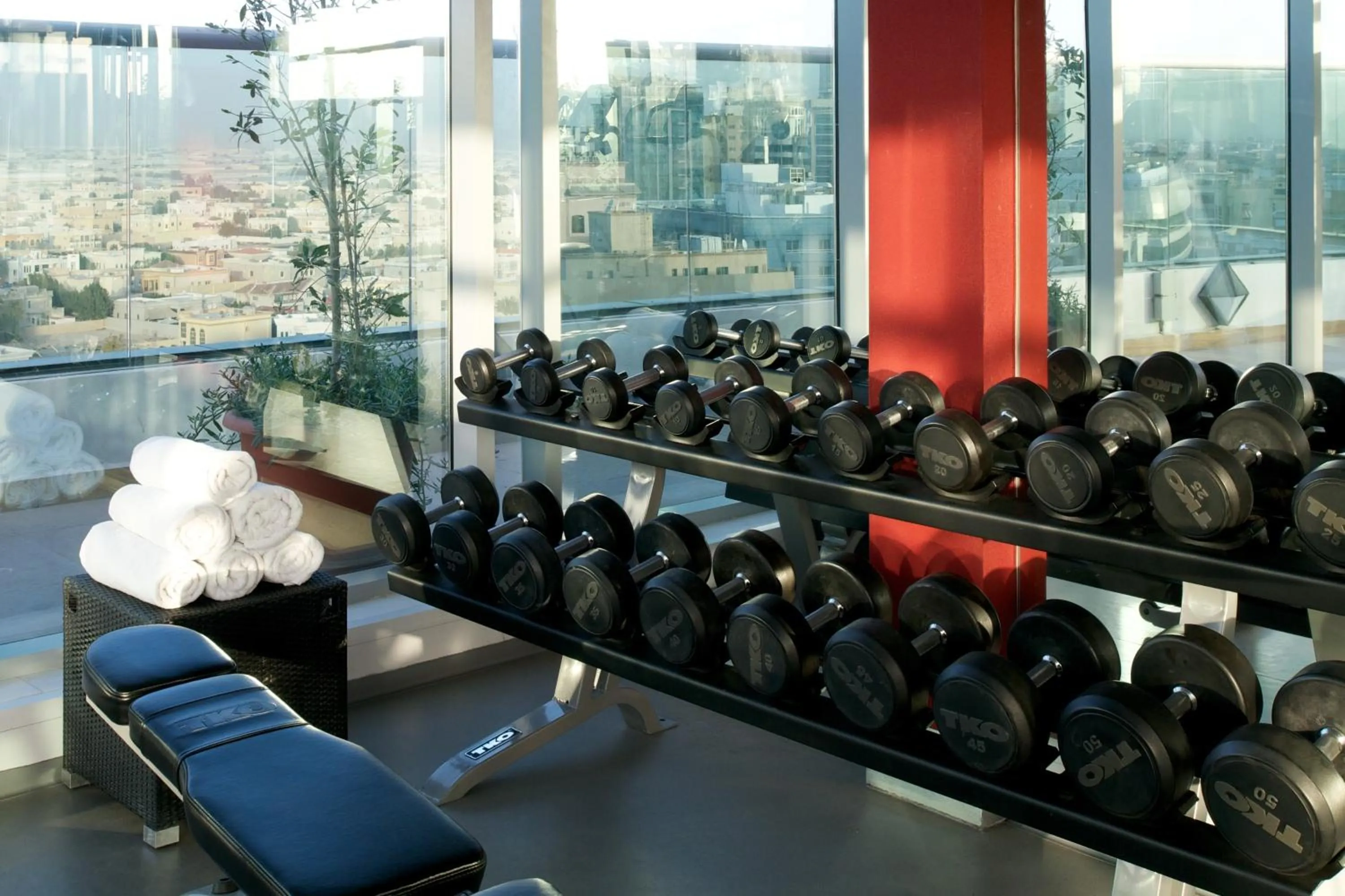 Fitness centre/facilities in Montreal Barsha Hotel