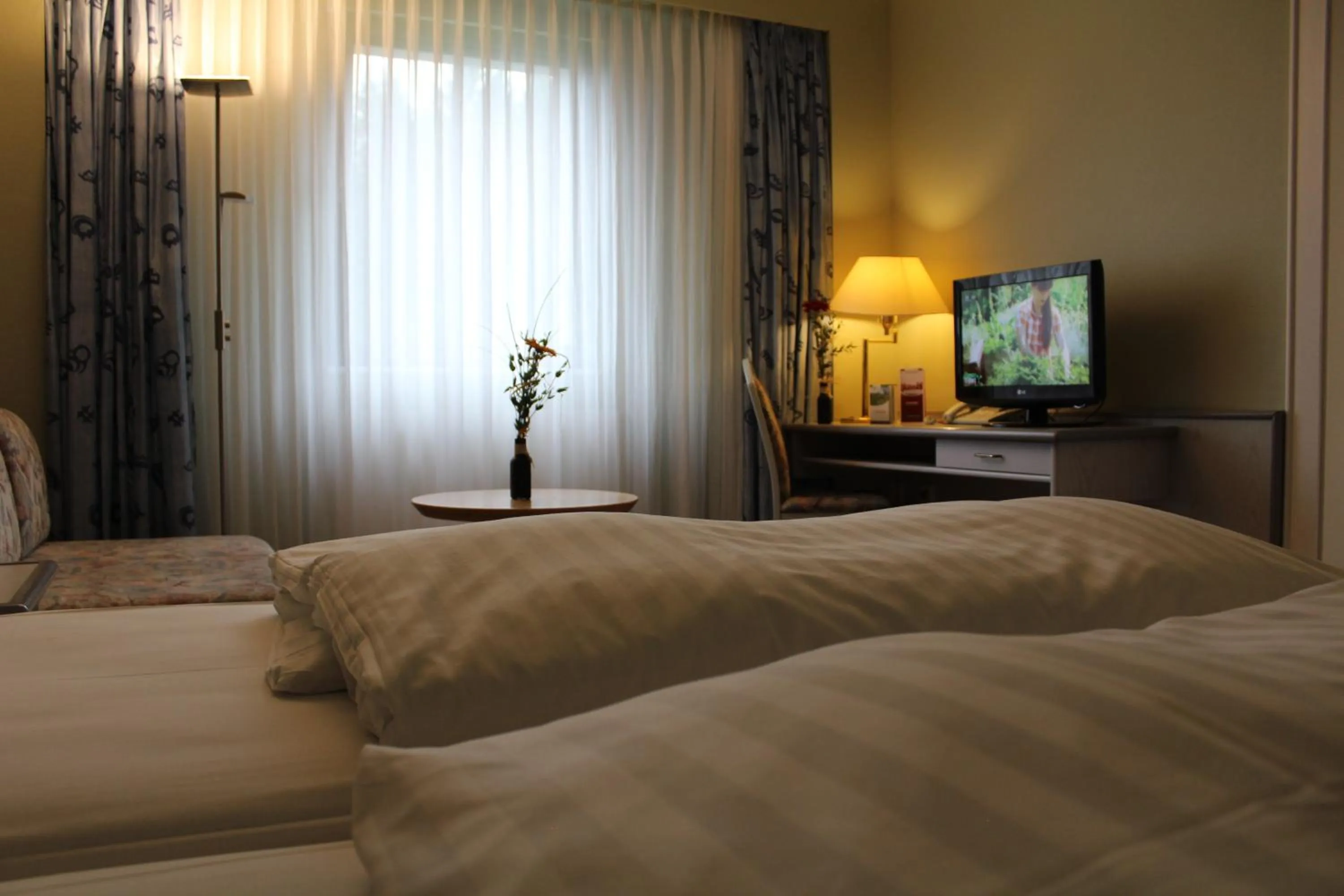 Bed in Hotel Rennsteig