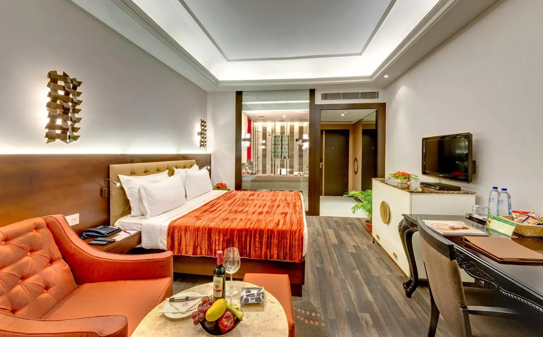 Colony Premium Double or Twin Room with with 20% discount on Ala-Carte Food, 10% discount on Beverages, 15% discount on Laundry, 15% discount on Spa in Hotel Hindusthan International, Kolkata Colony Premium Double or Twin Room with with 20% discount on Ala-Carte Food, 10% discount on Beverages, 15% discount on Laundry, 15% discount on Spa in Hotel Hindusthan International, Kolkata