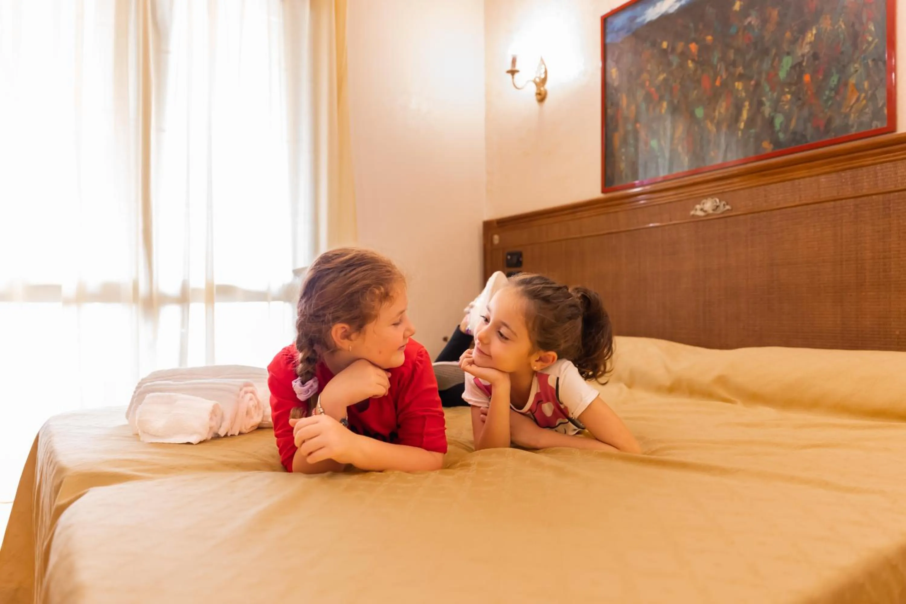 Bed in Triscinamare Hotel Residence
