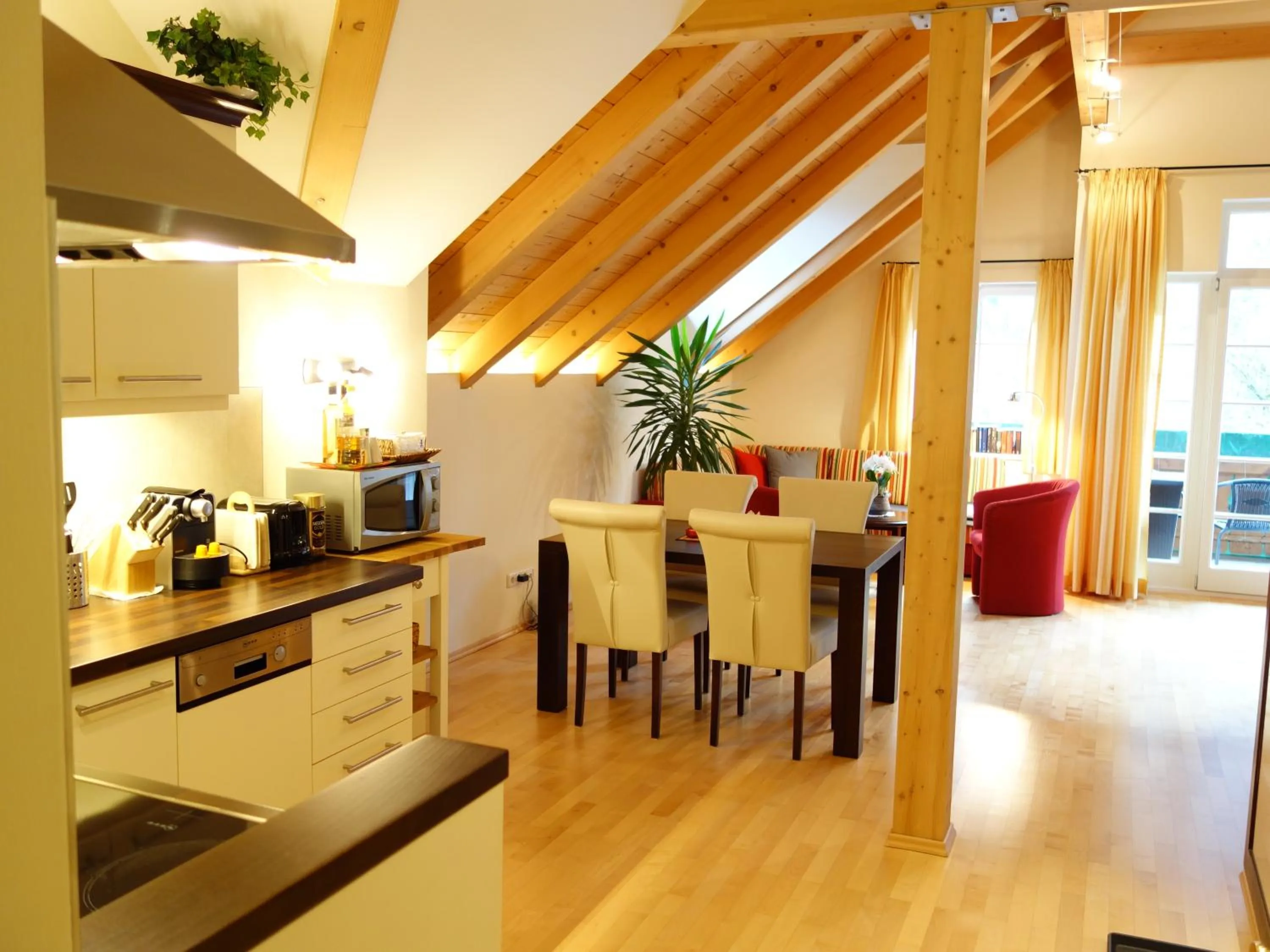 Communal kitchen in Landhaus Leitner am Wolfgangsee