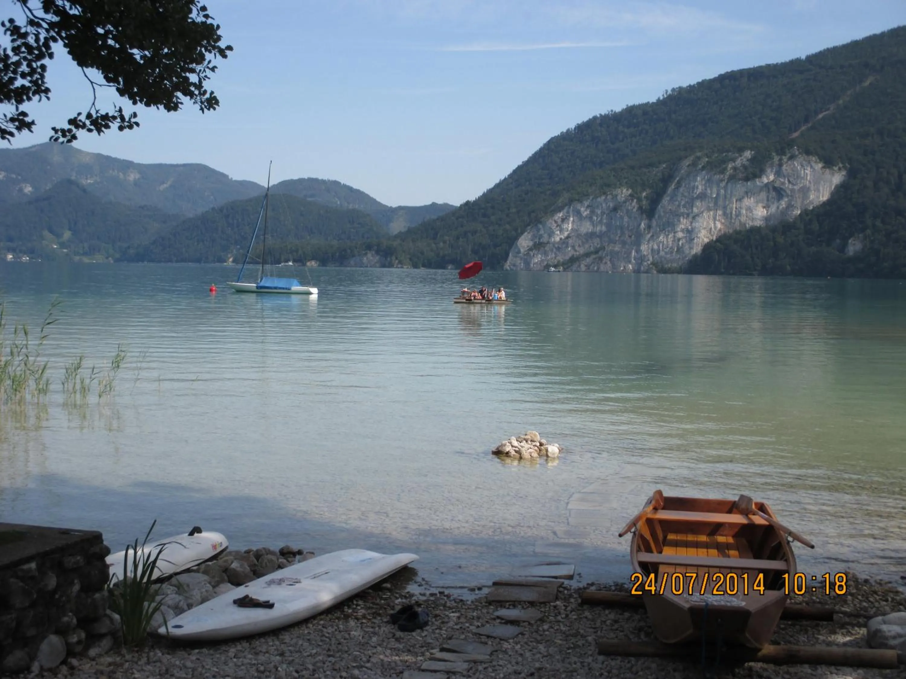 Lake view in Landhaus Leitner am Wolfgangsee