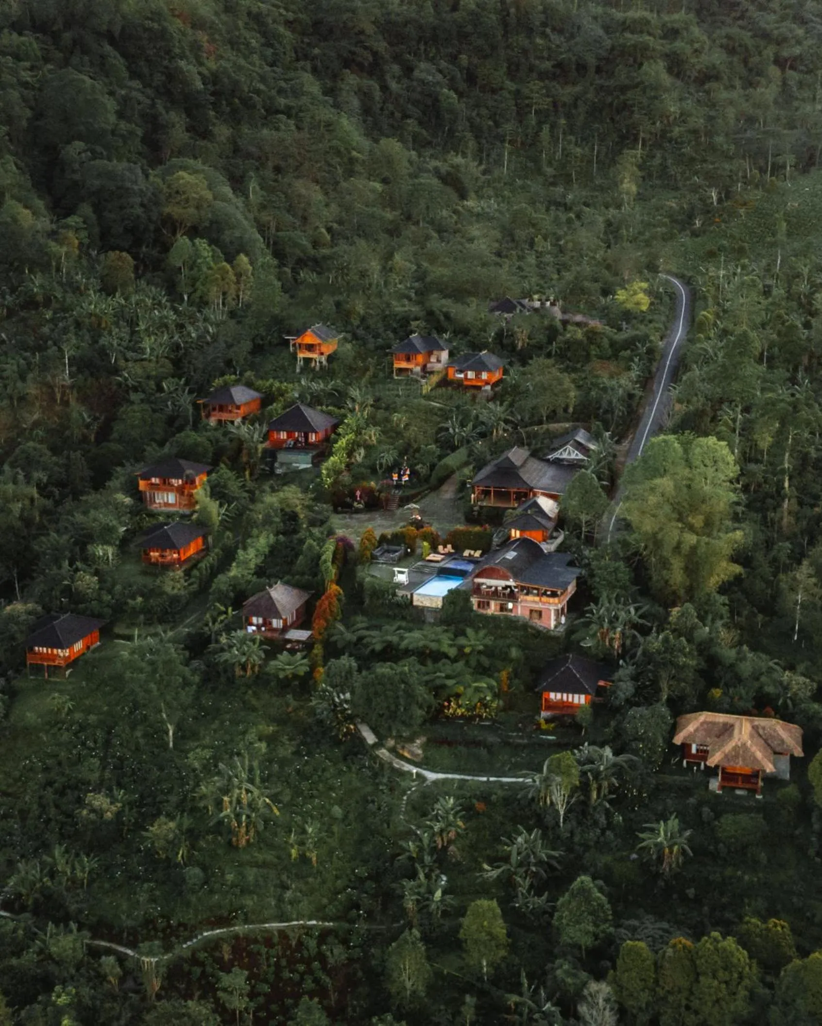 Property building in Munduk Menir Villas