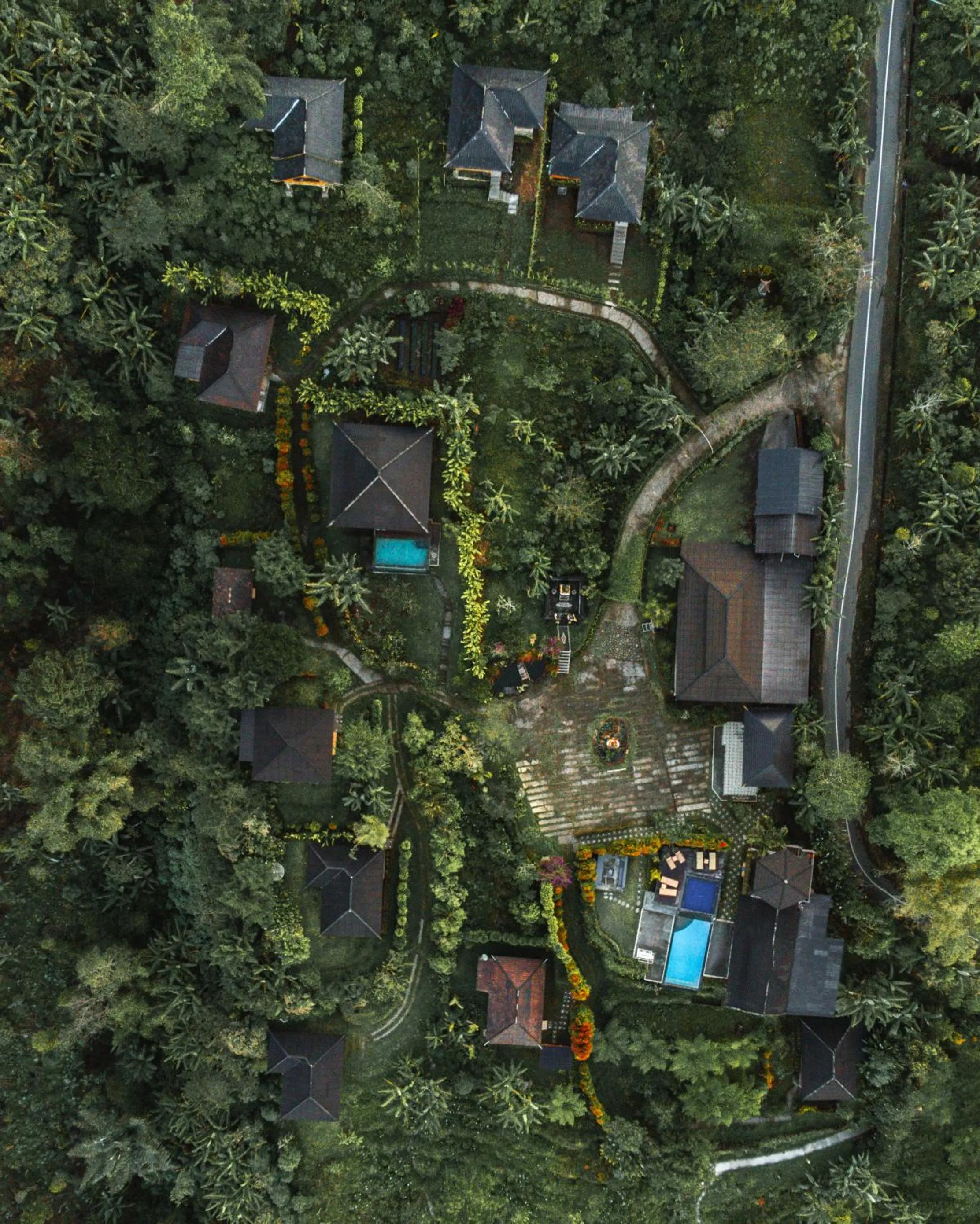 Property building in Munduk Menir Villas