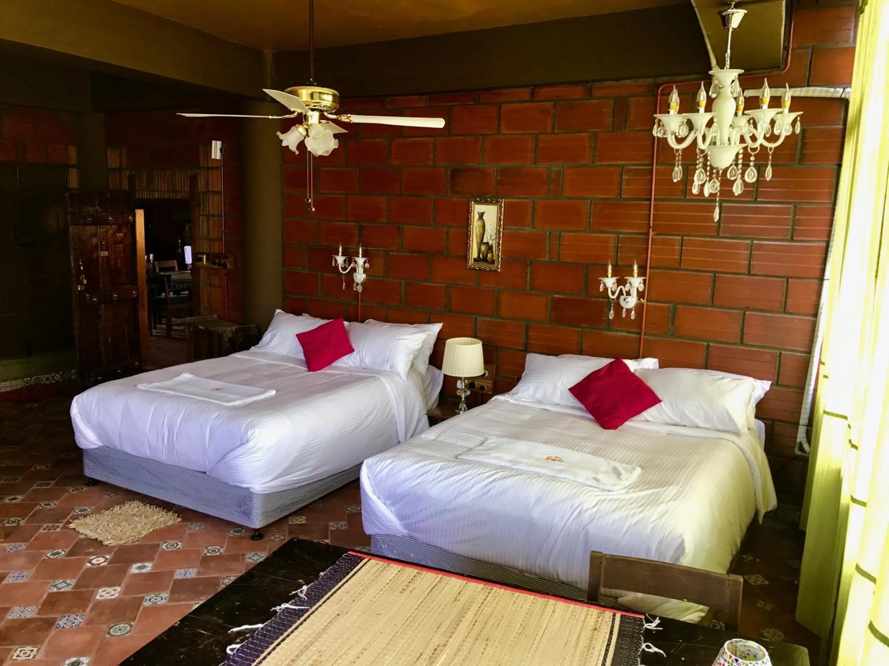 Photo of the whole room, Bed in Golden Lotus Bangalore Boutique Suites