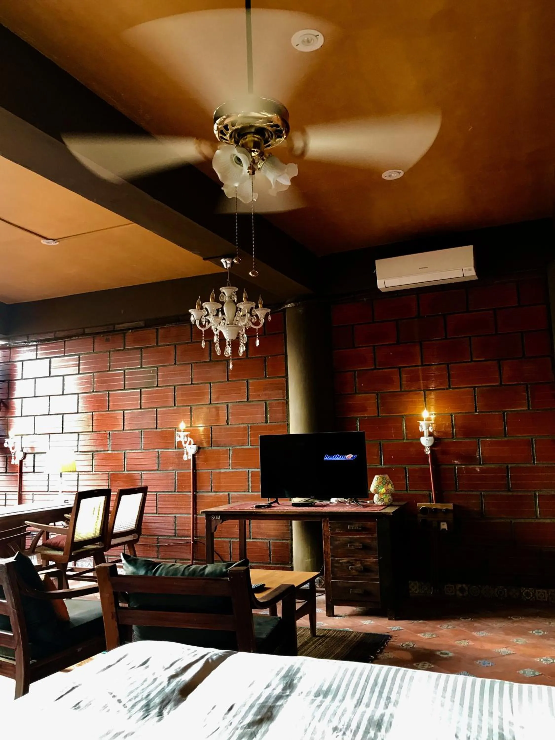 Photo of the whole room, Bed in Golden Lotus Bangalore Boutique Suites