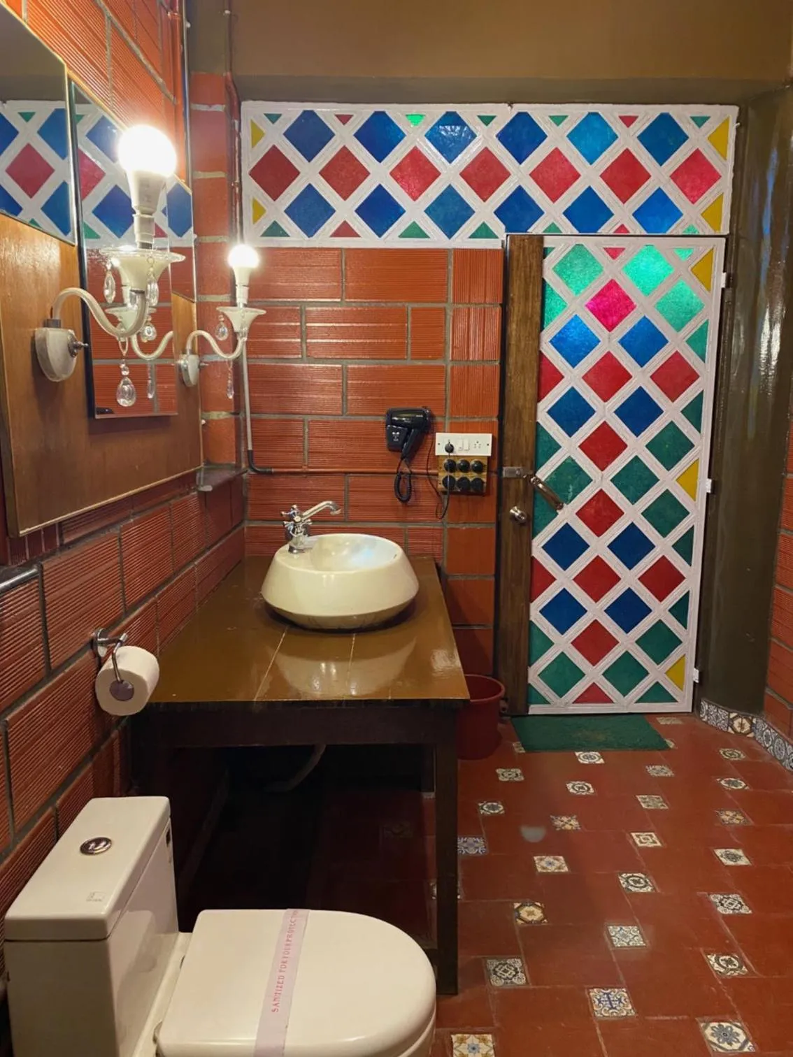 Bathroom in Golden Lotus Bangalore Boutique Suites