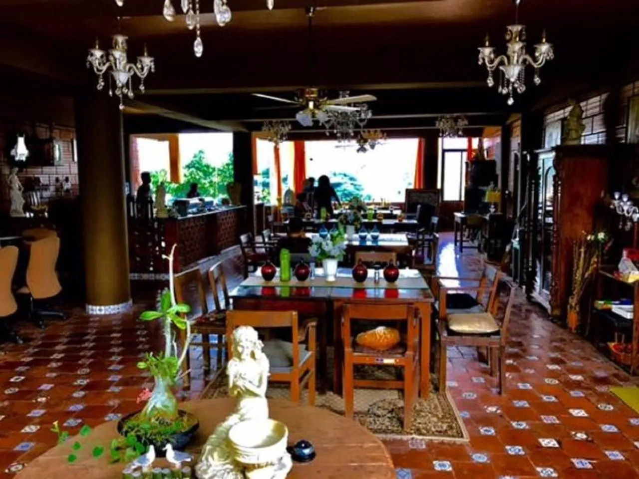Seating area in Golden Lotus Bangalore Boutique Suites