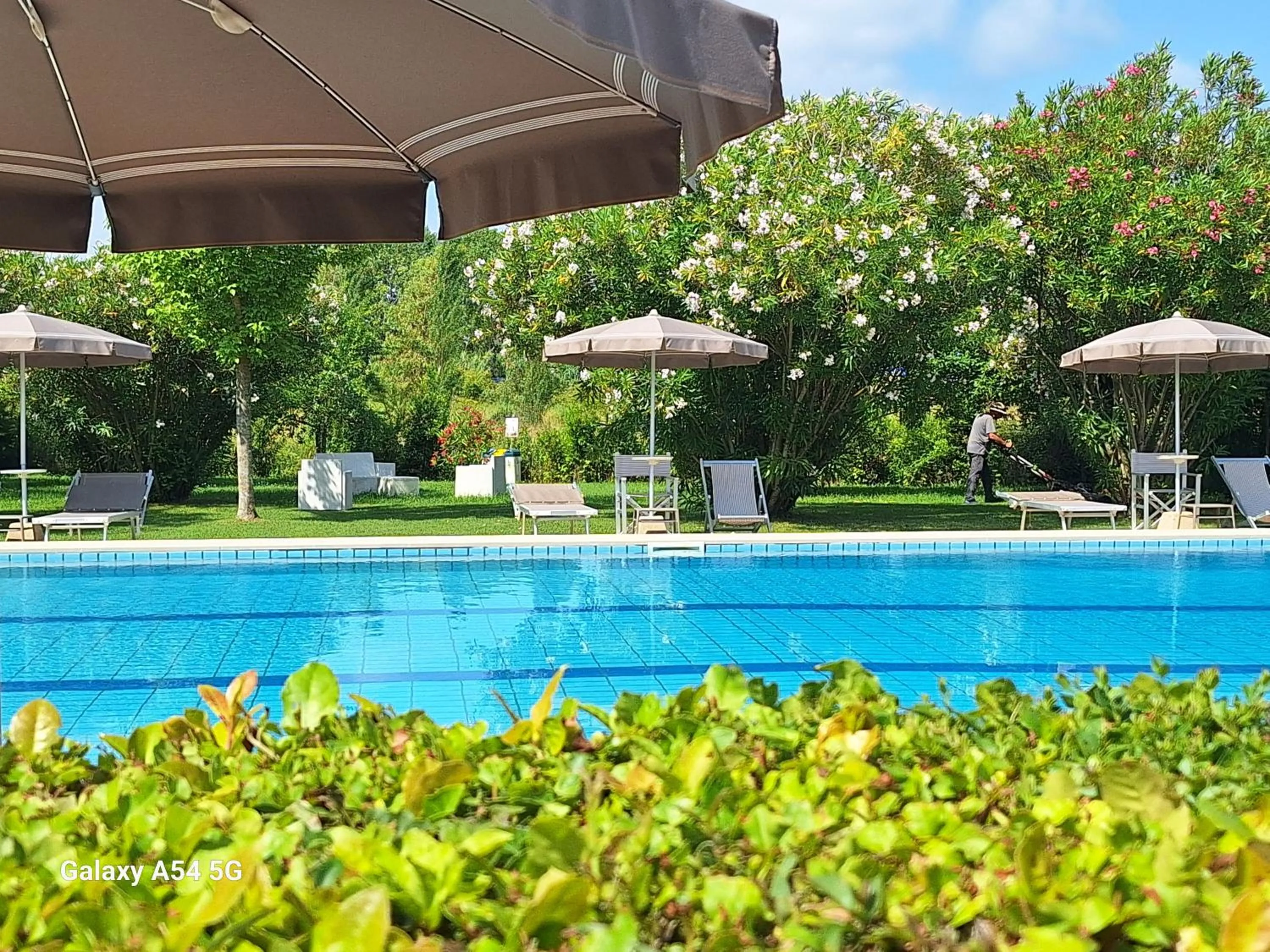 Pool view in B&B Da Pio