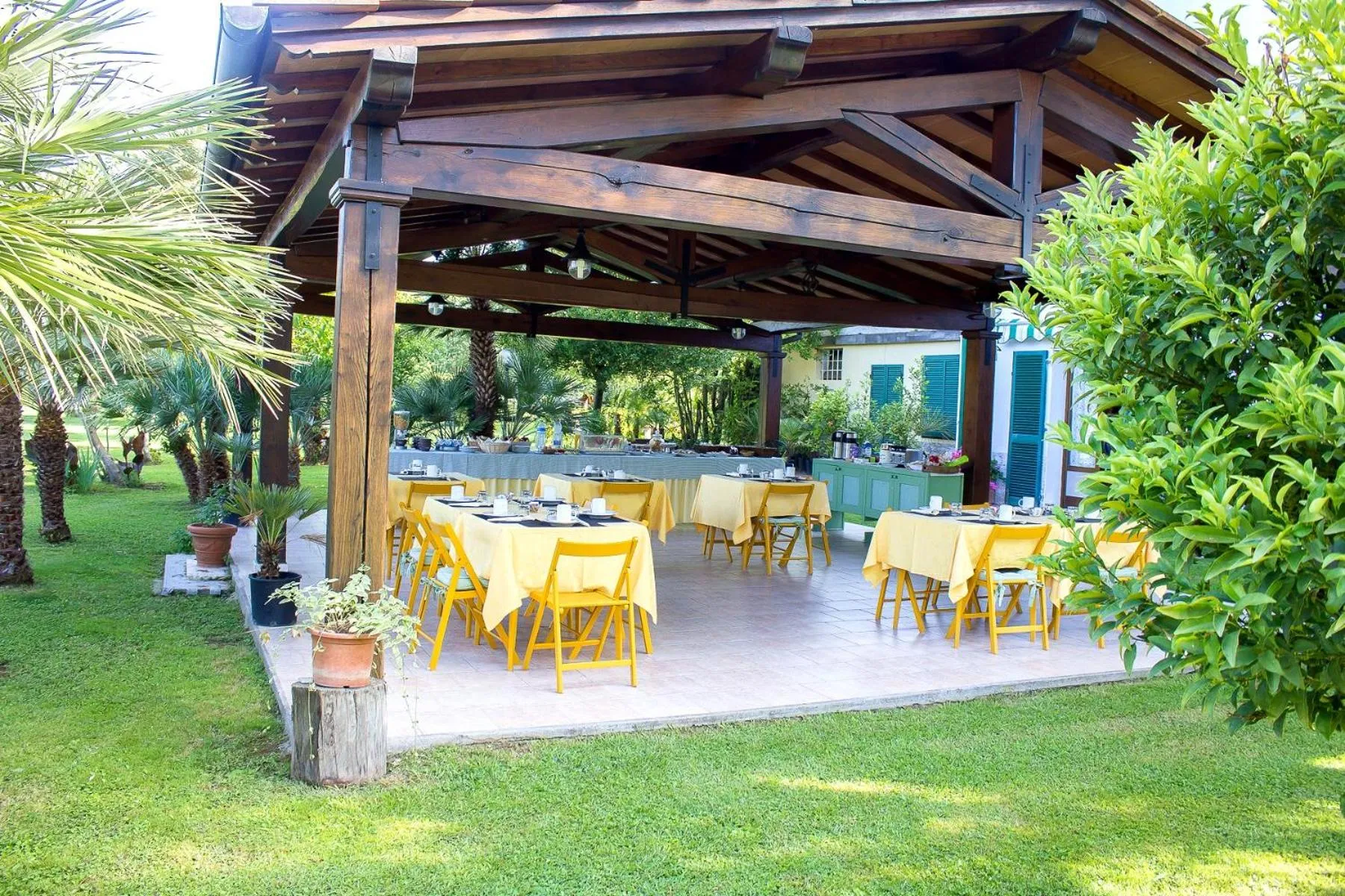 Patio in B&B Da Pio