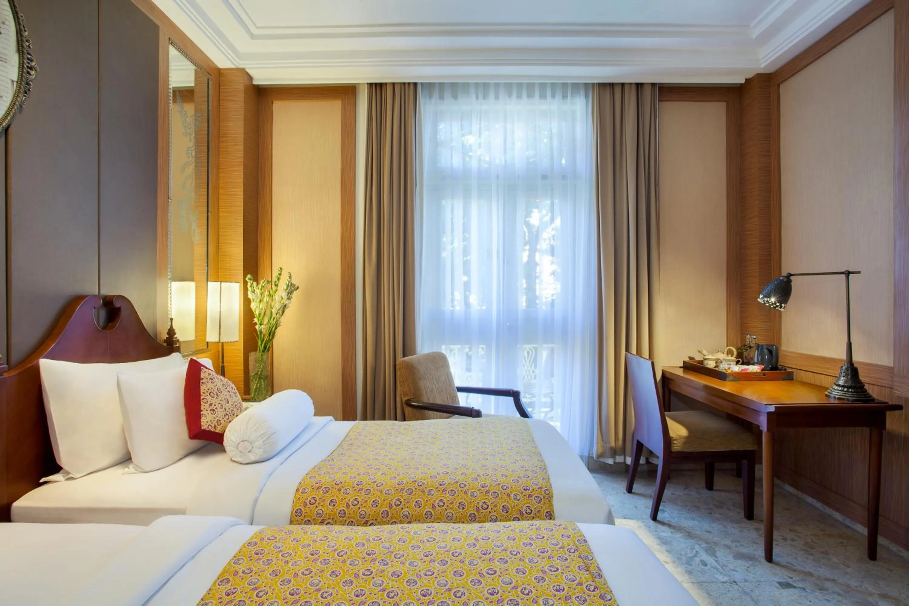 Bedroom, Bed in The Phoenix Hotel Yogyakarta - Handwritten Collection