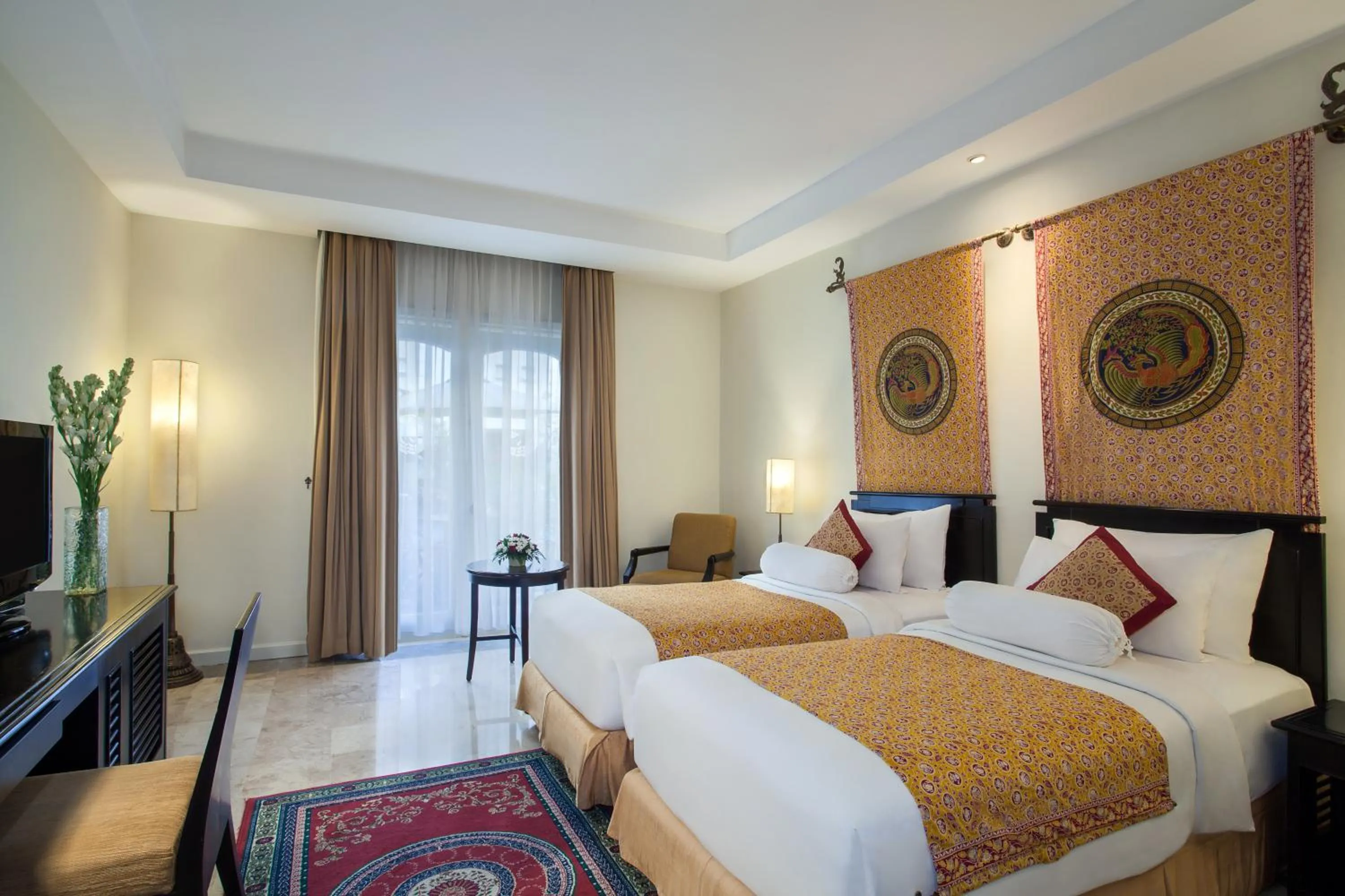 Bedroom, Bed in The Phoenix Hotel Yogyakarta - Handwritten Collection