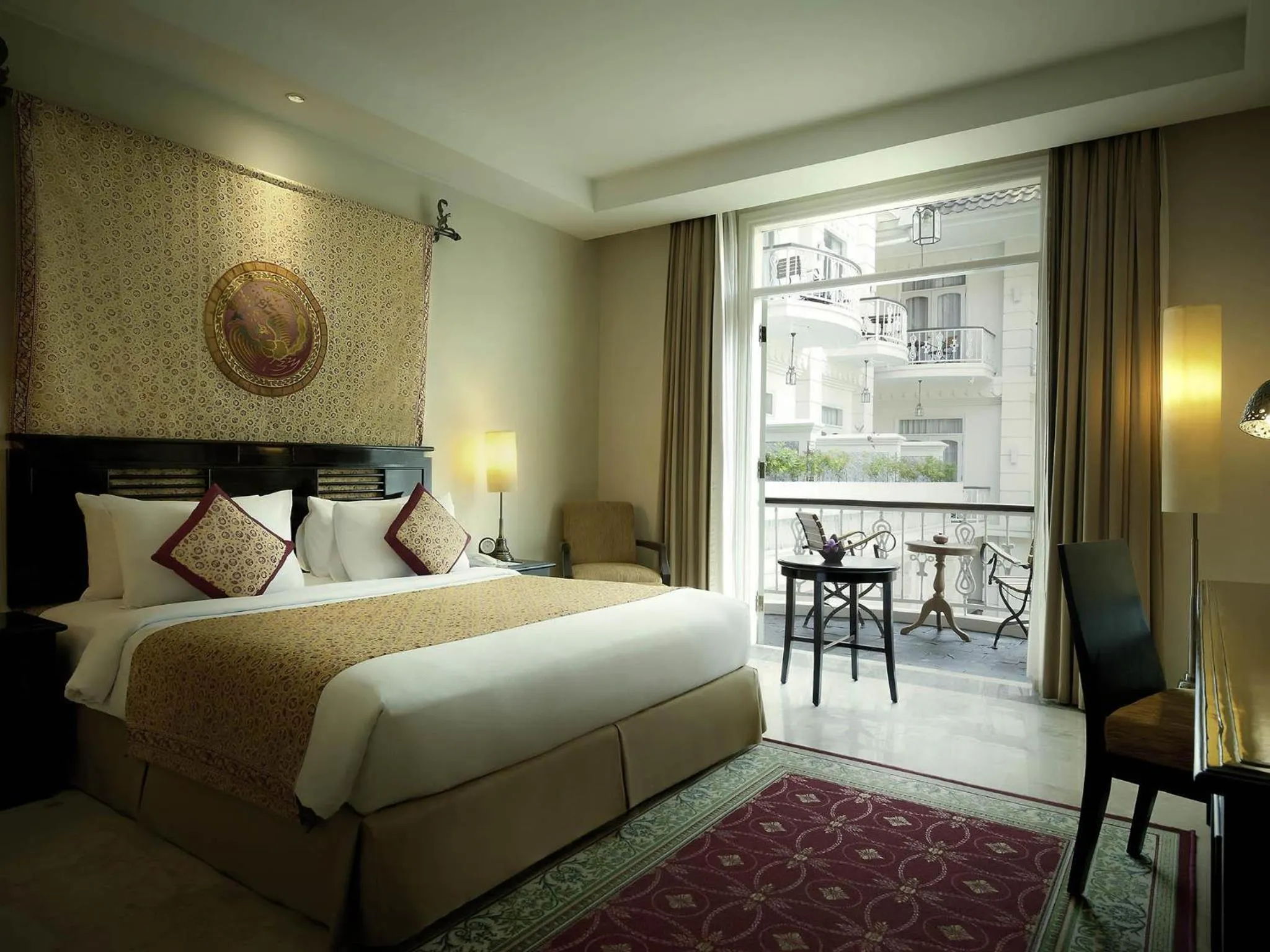 Bedroom, Bed in The Phoenix Hotel Yogyakarta - Handwritten Collection