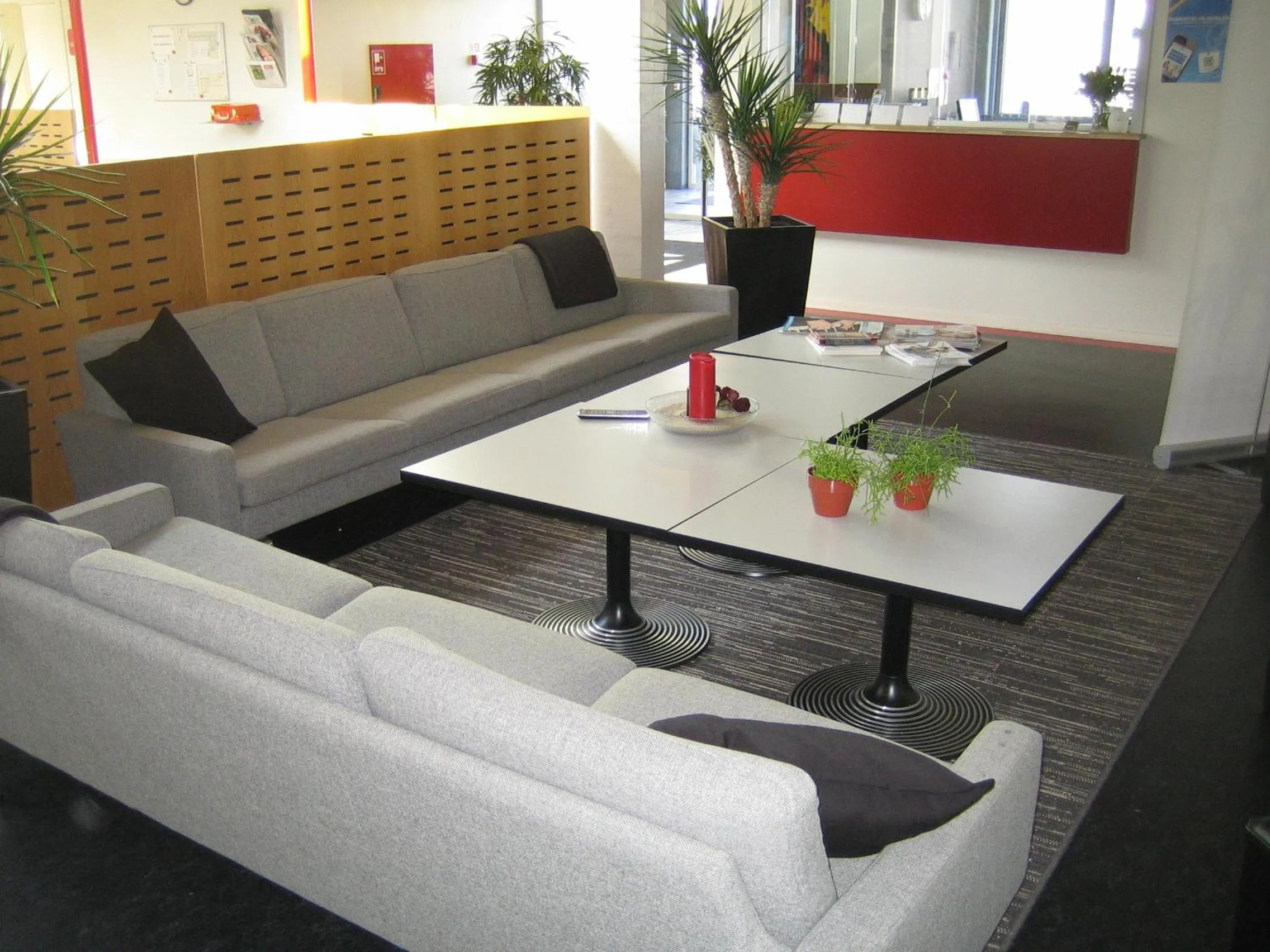 Communal lounge/ TV room in Motel Skive