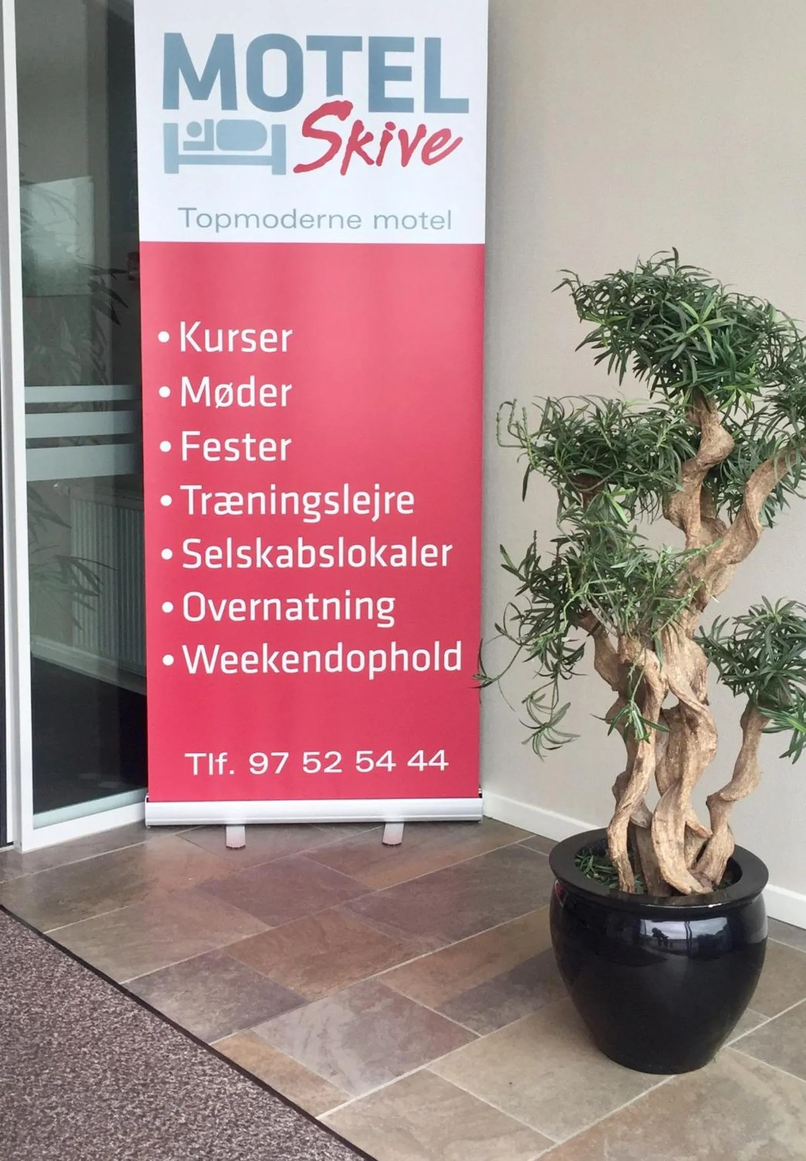 Lobby or reception in Motel Skive