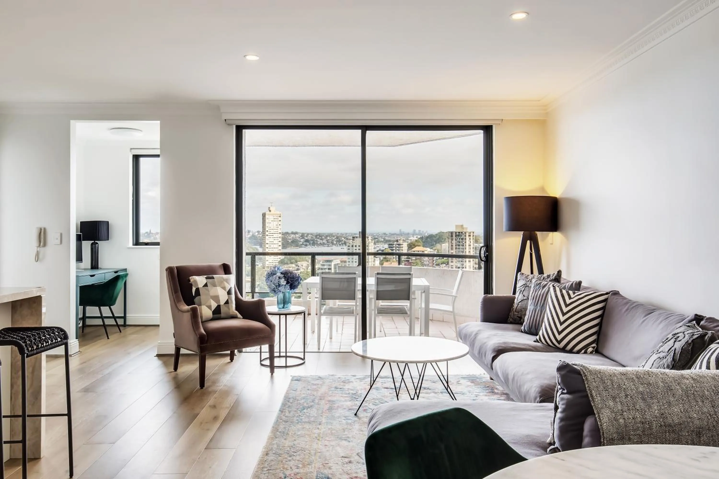 Living room in Milson Serviced Apartments