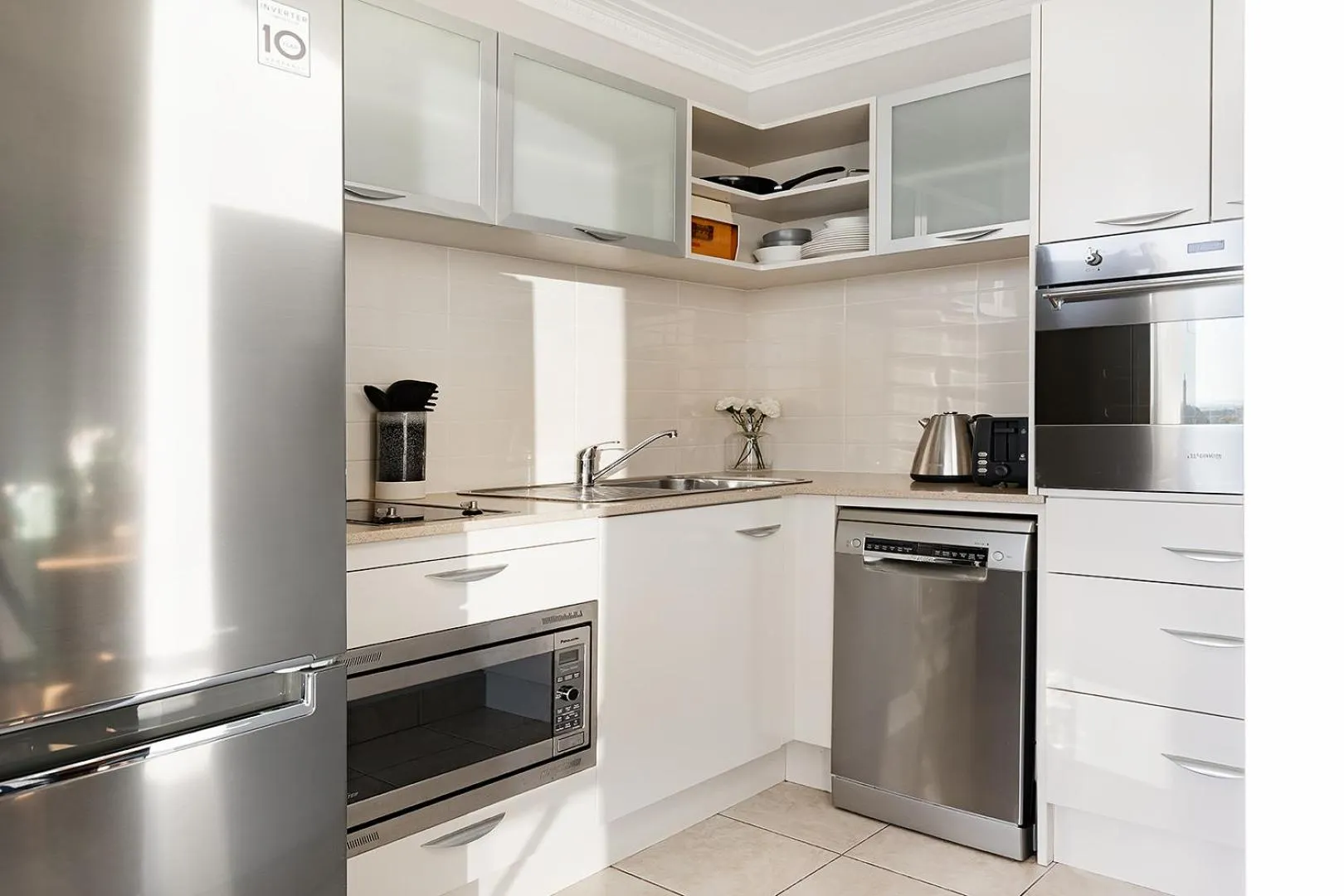 kitchen in Milson Serviced Apartments