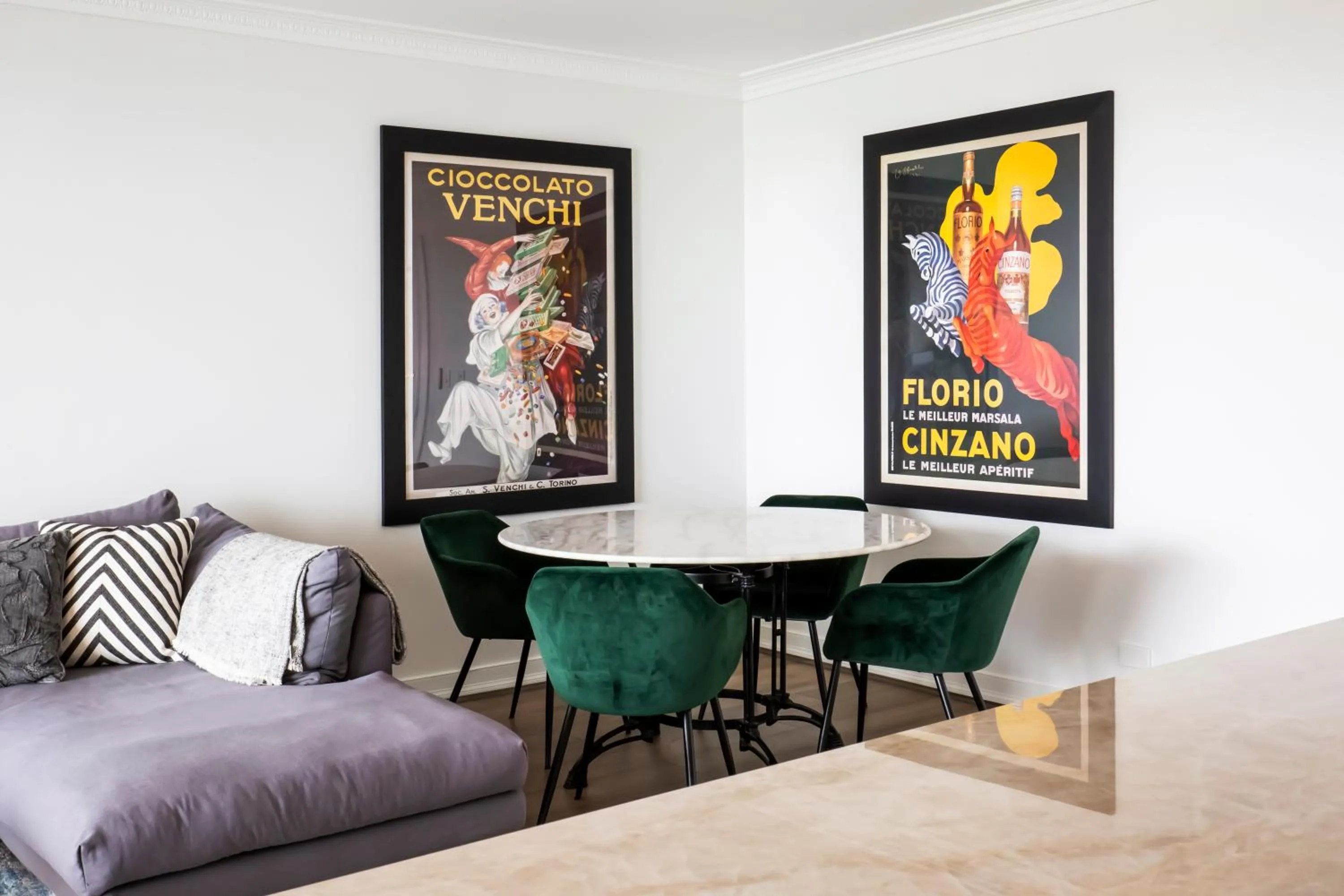 Dining area in Milson Serviced Apartments