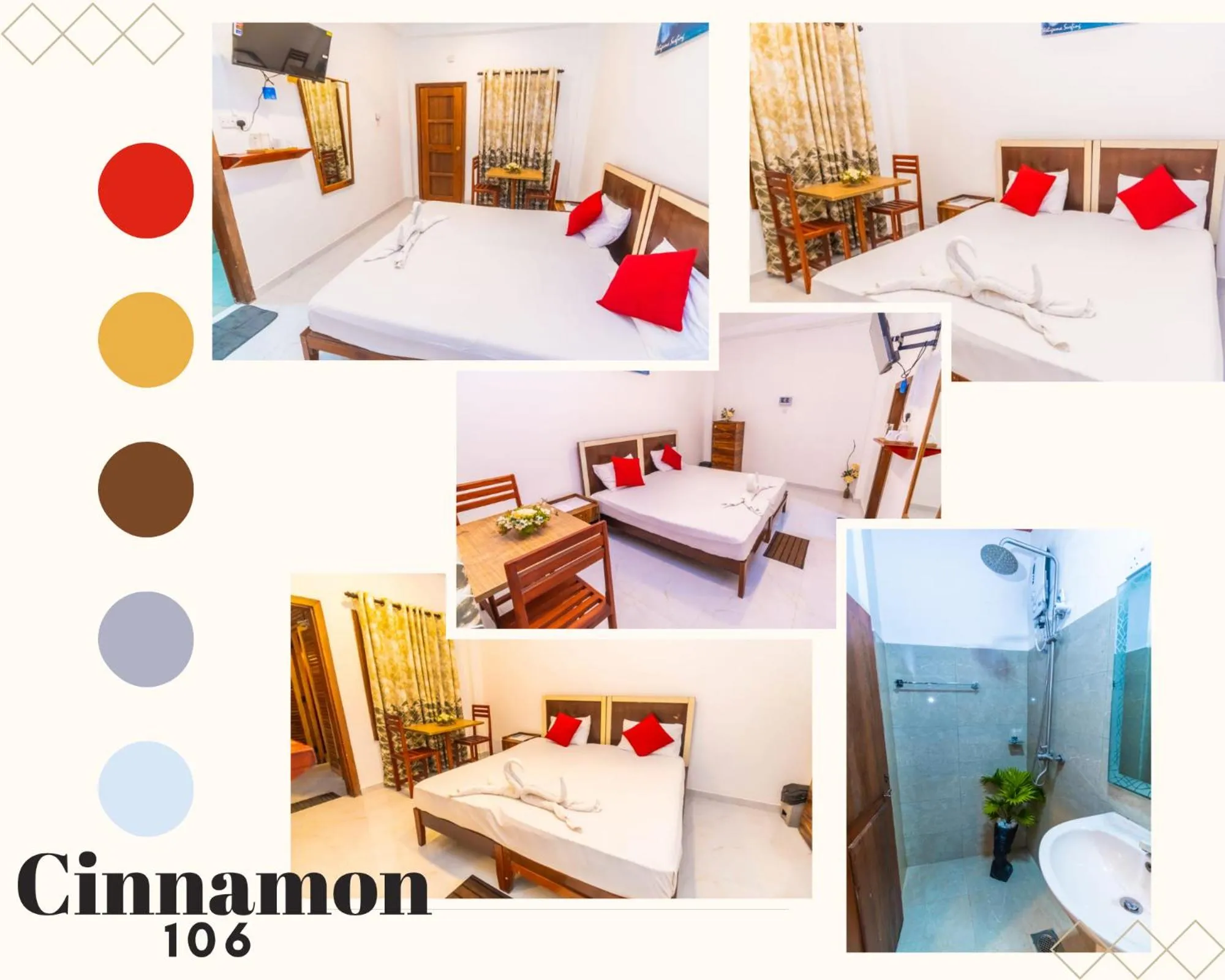 Bed in Cinnamon Airport Residencies