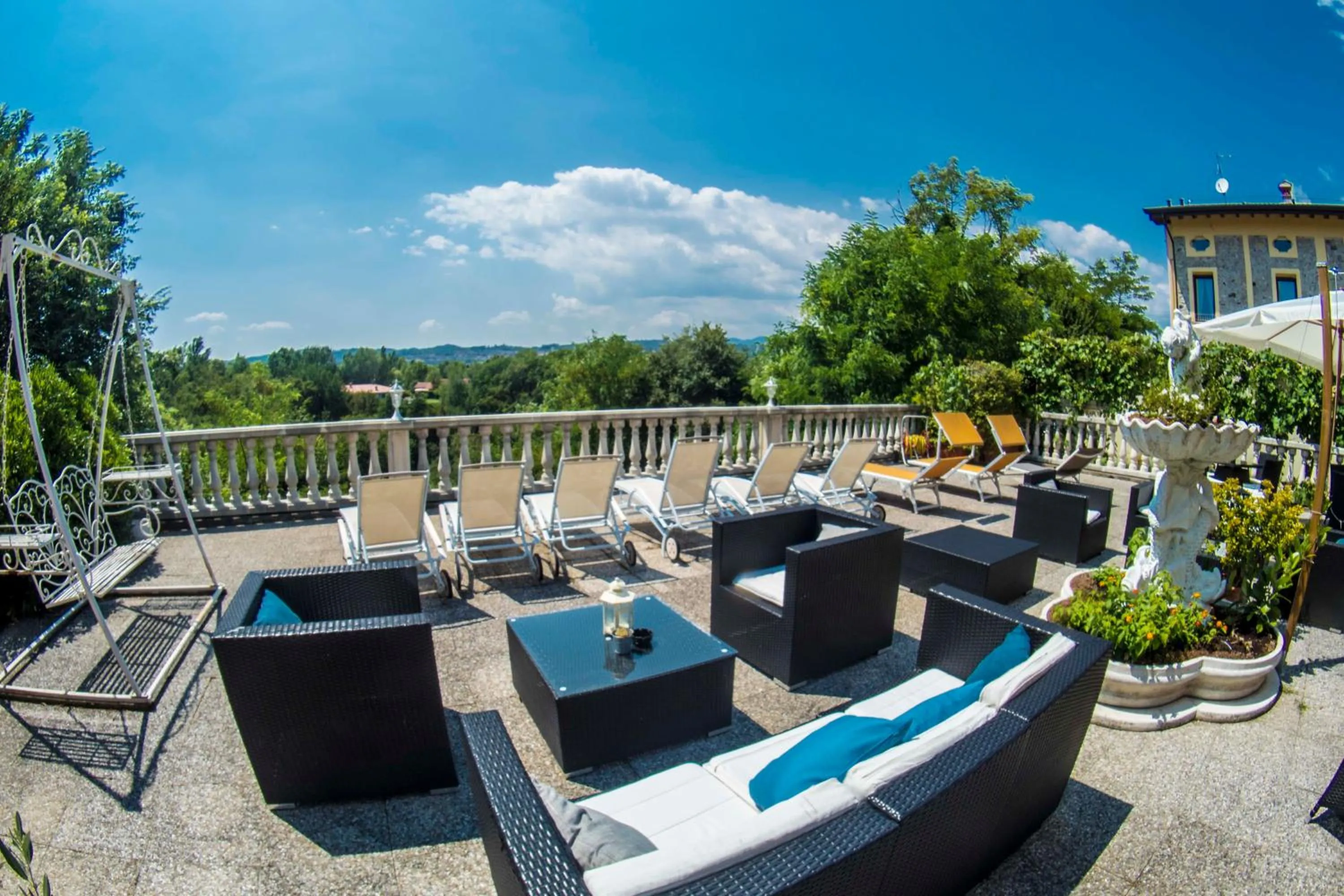Balcony/Terrace in Borgo dei Poeti Romantik Hotel