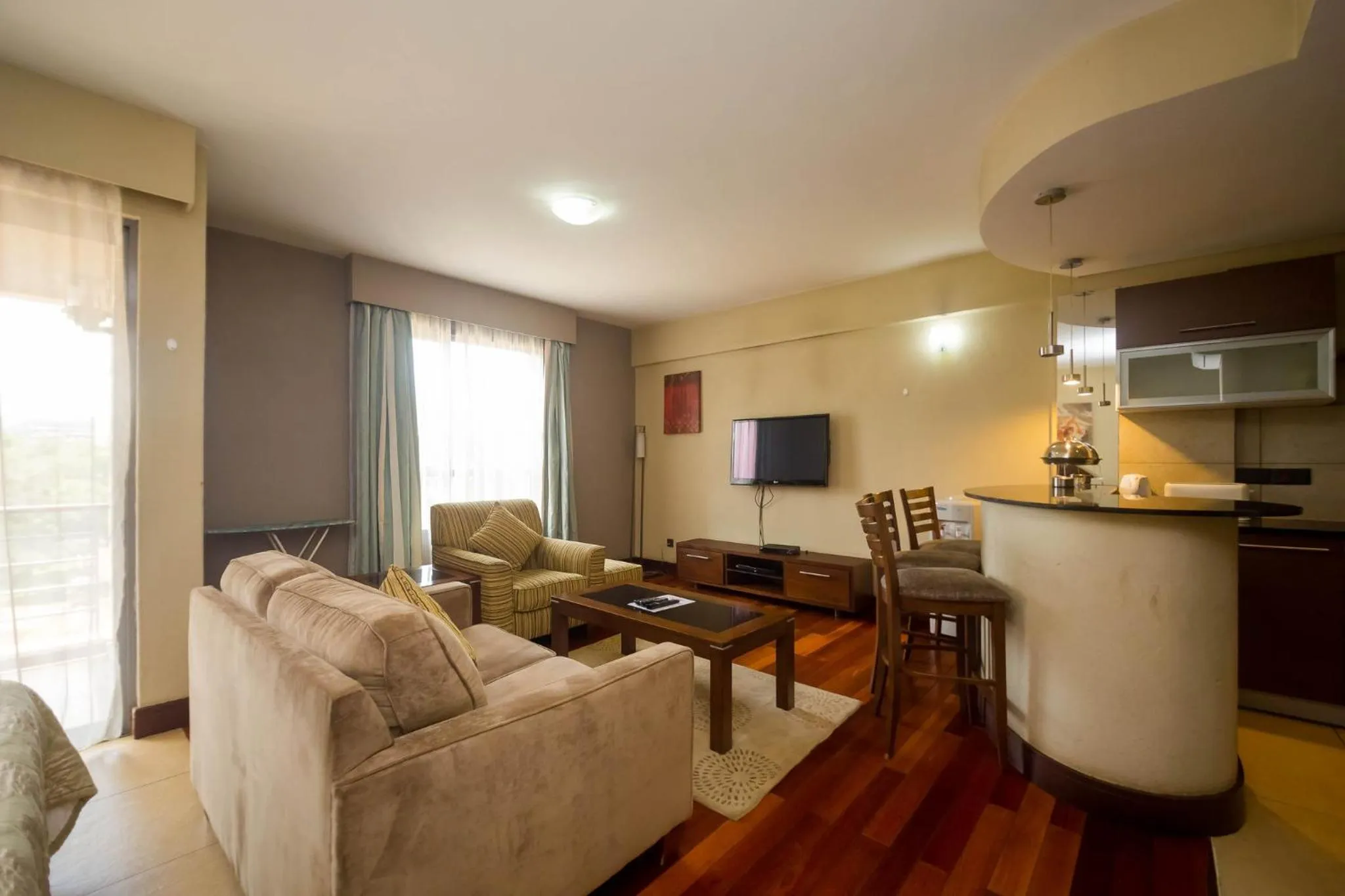 Living room in Taarifa Suites by Dunhill Serviced Apartments