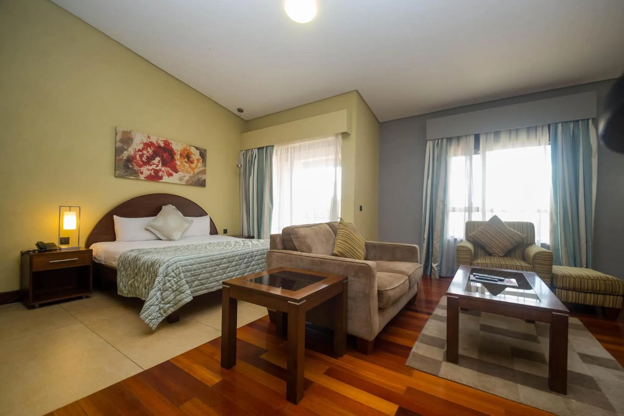 Photo of the whole room, Bed in Taarifa Suites by Dunhill Serviced Apartments