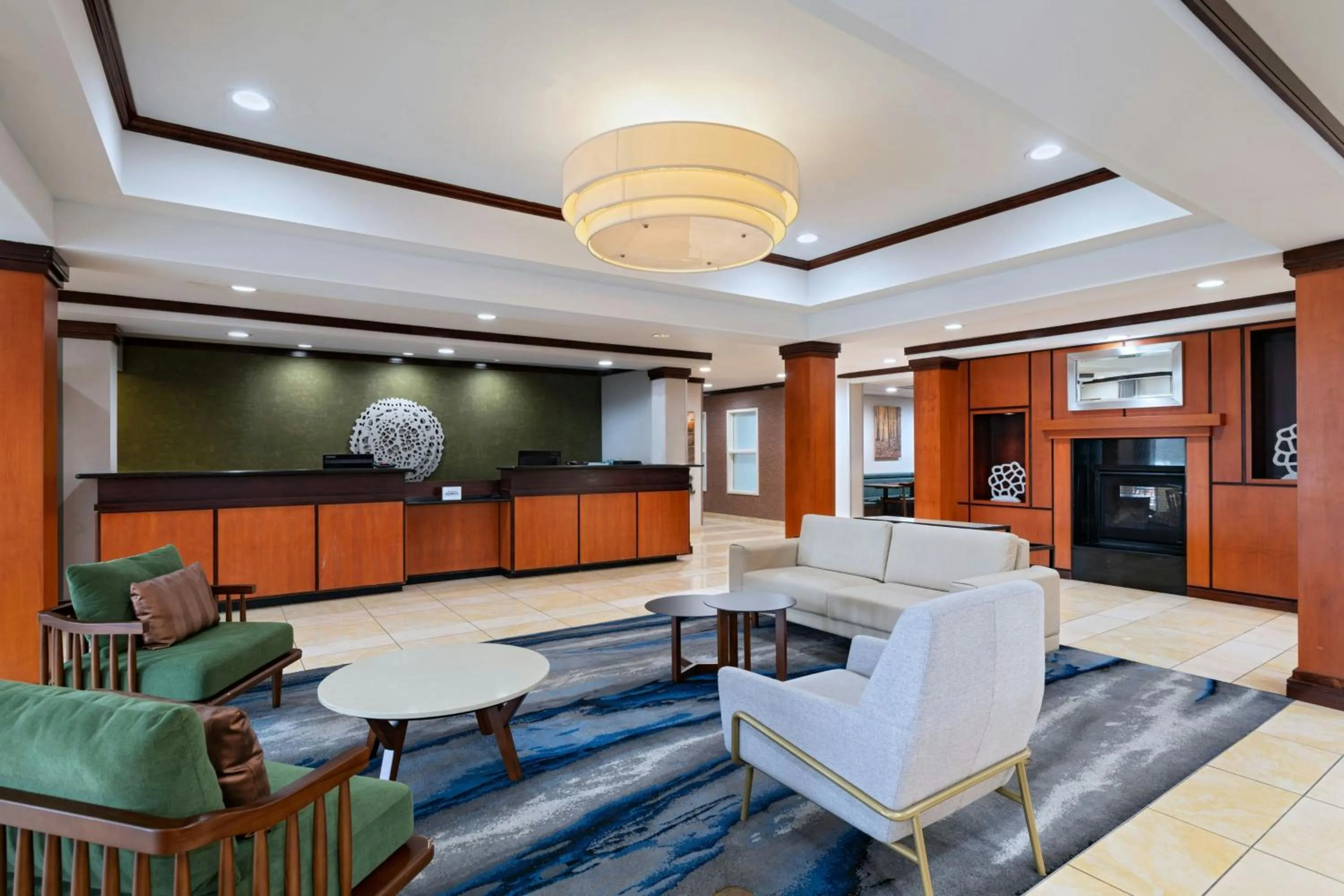 Lobby or reception in Fairfield Inn & Suites Tulsa South Medical District