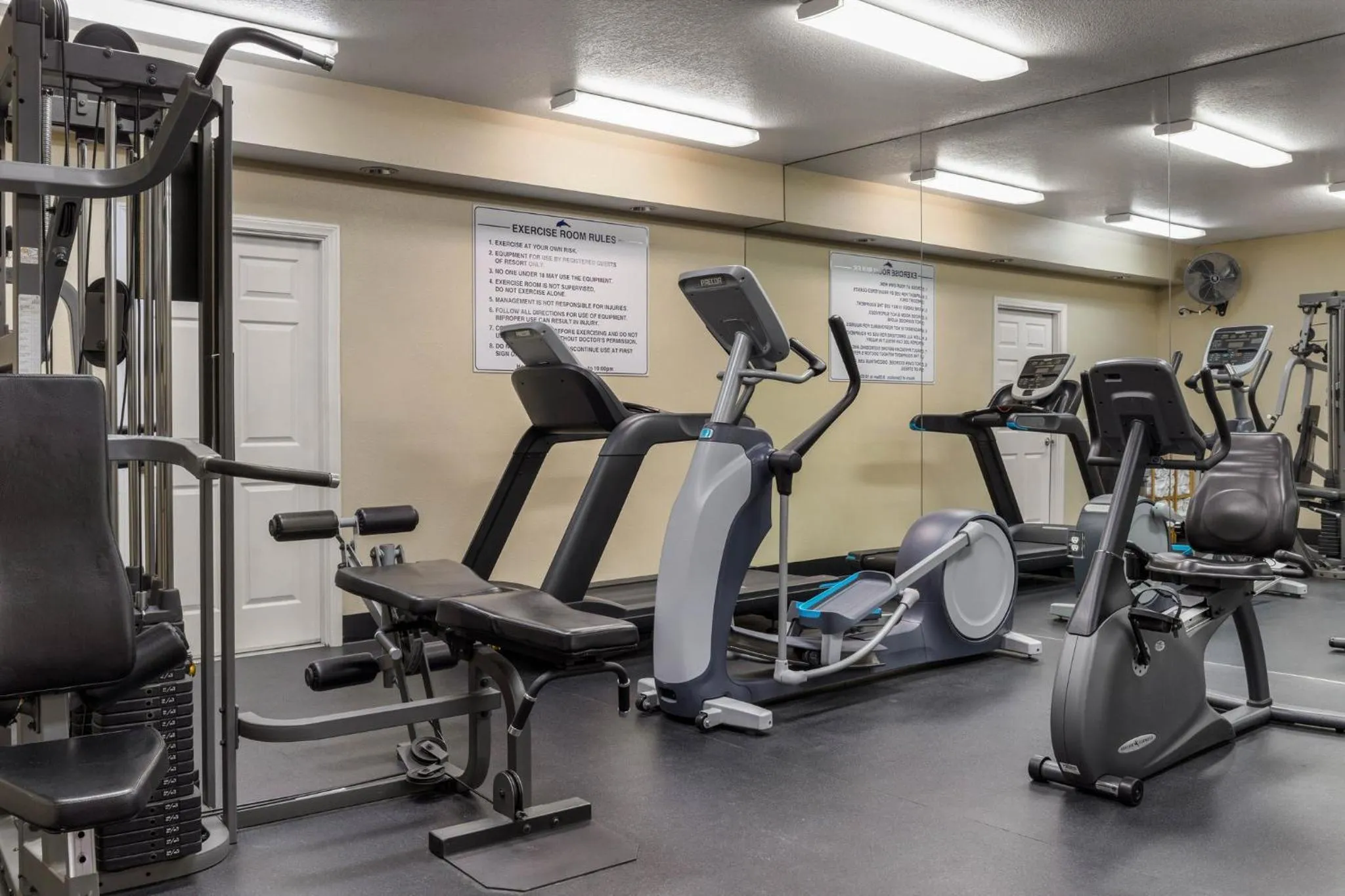 Fitness centre/facilities in Club Wyndham Dolphin's Cove