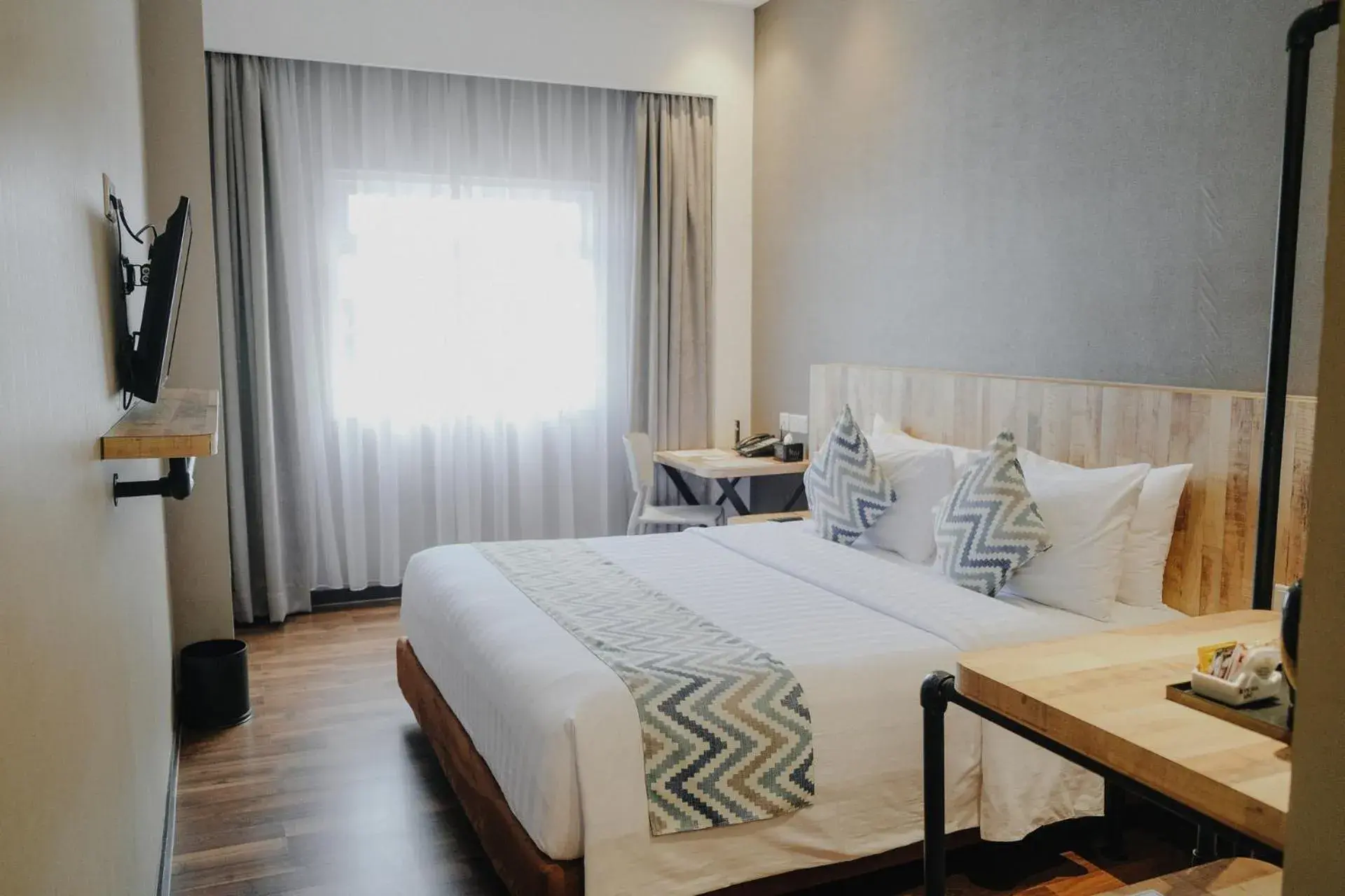 Superior Double or Twin Room with City View in All Nite And Day Palembang Veteran Superior Double or Twin Room with City View in All Nite And Day Palembang Veteran