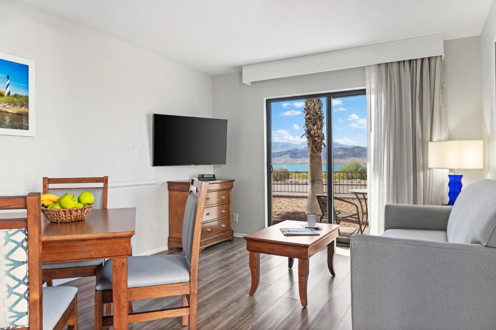 Living room in WorldMark Havasu Dunes