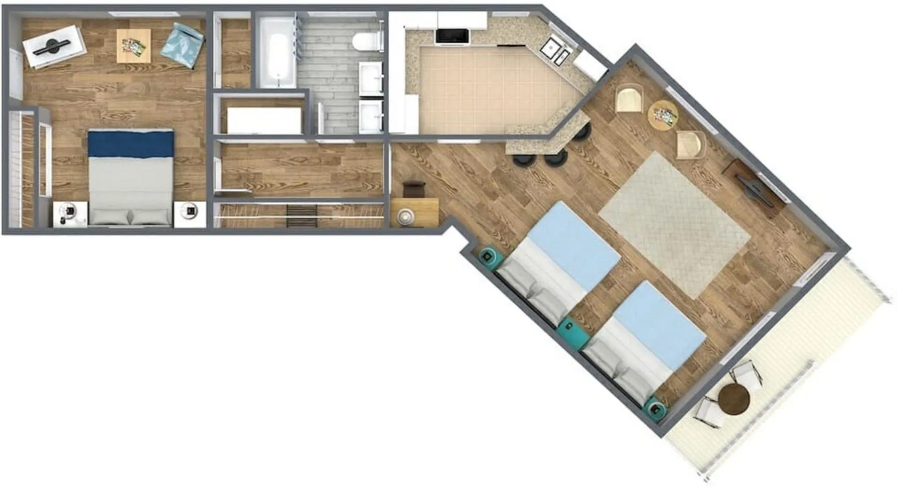 Floor plan in Glen Cove Inn & Suites Rockport