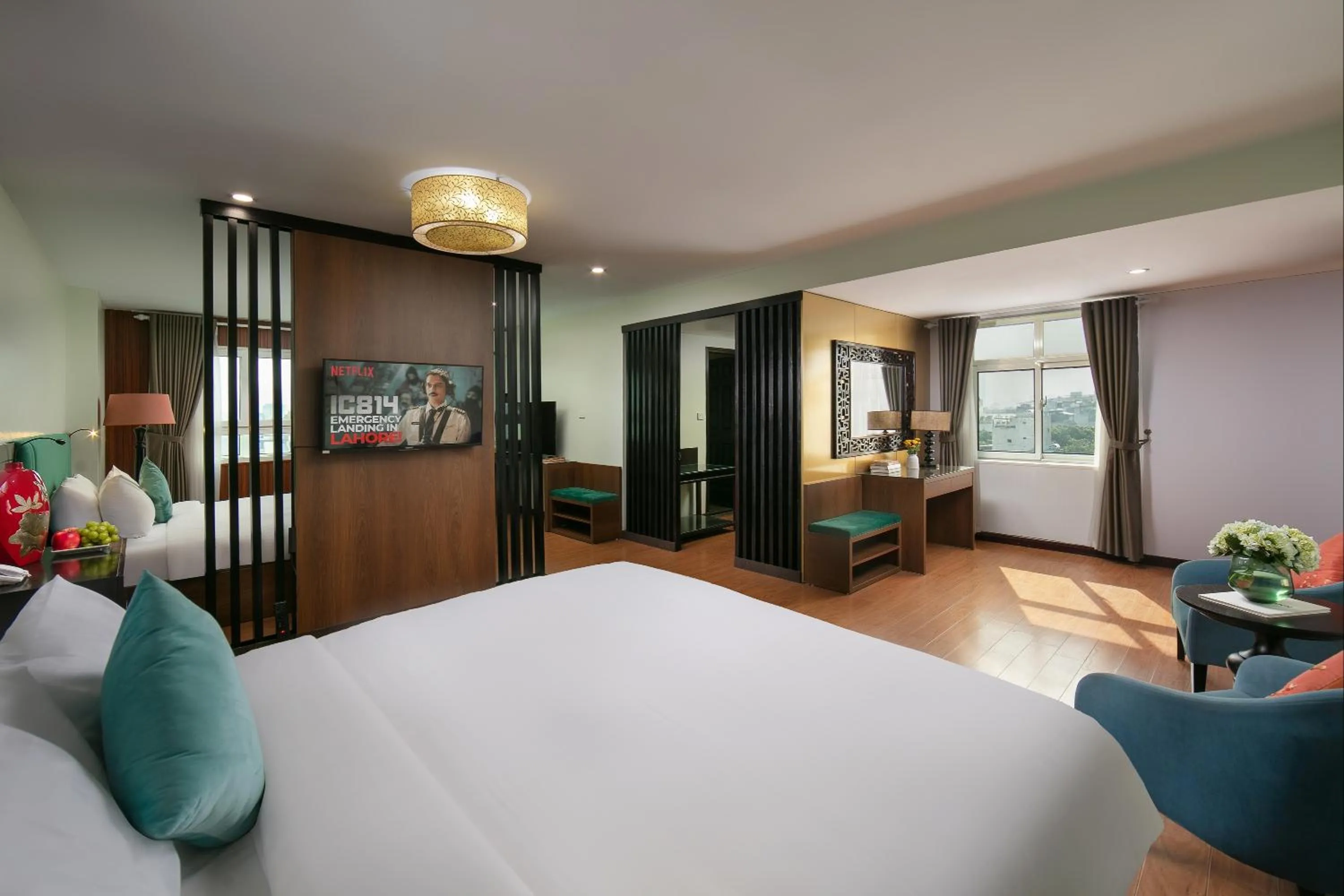 Bed in Anise Hotel & Spa Hanoi