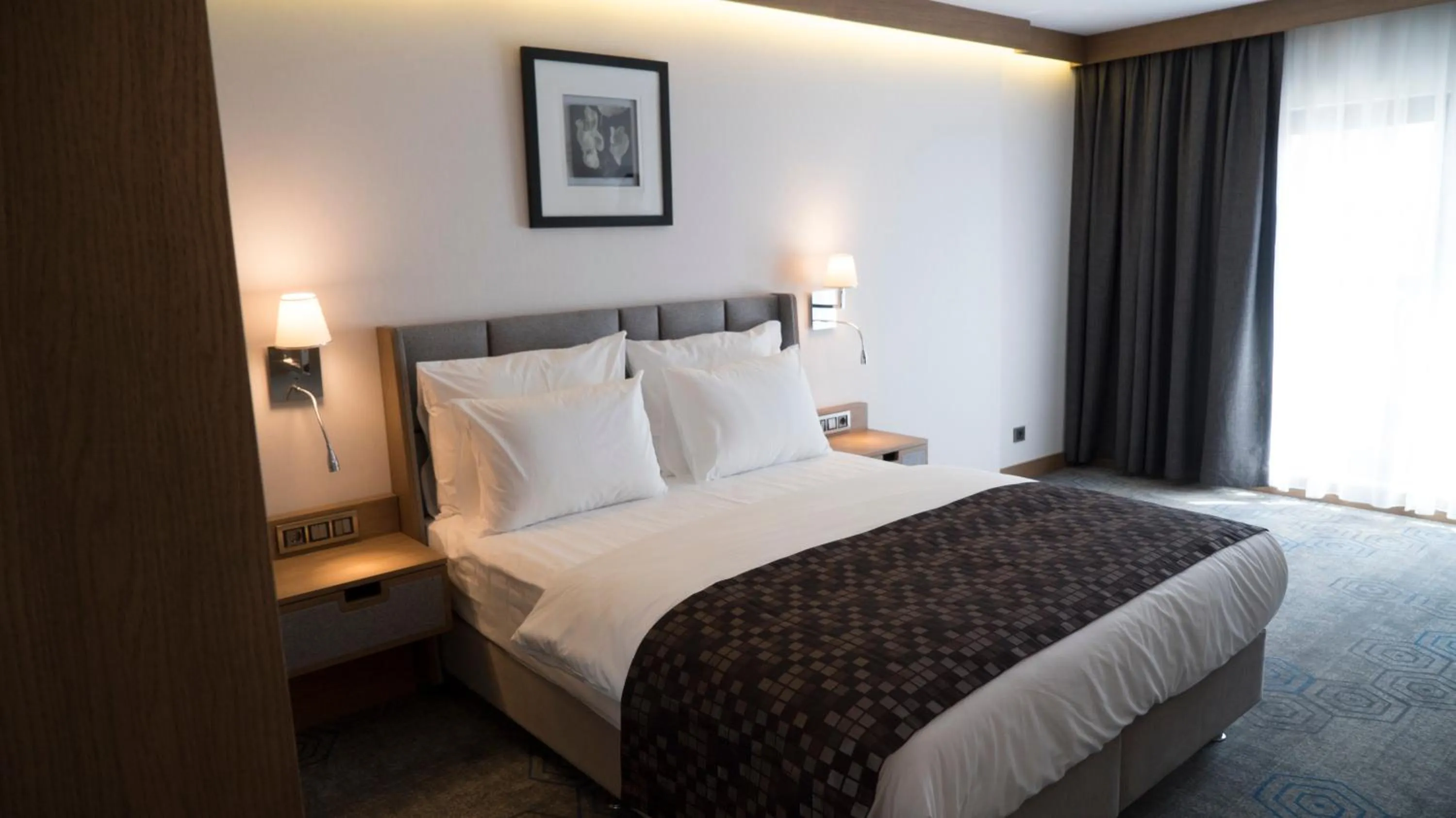 Bed in Yuksel Istanbul Yenikapı Hotel