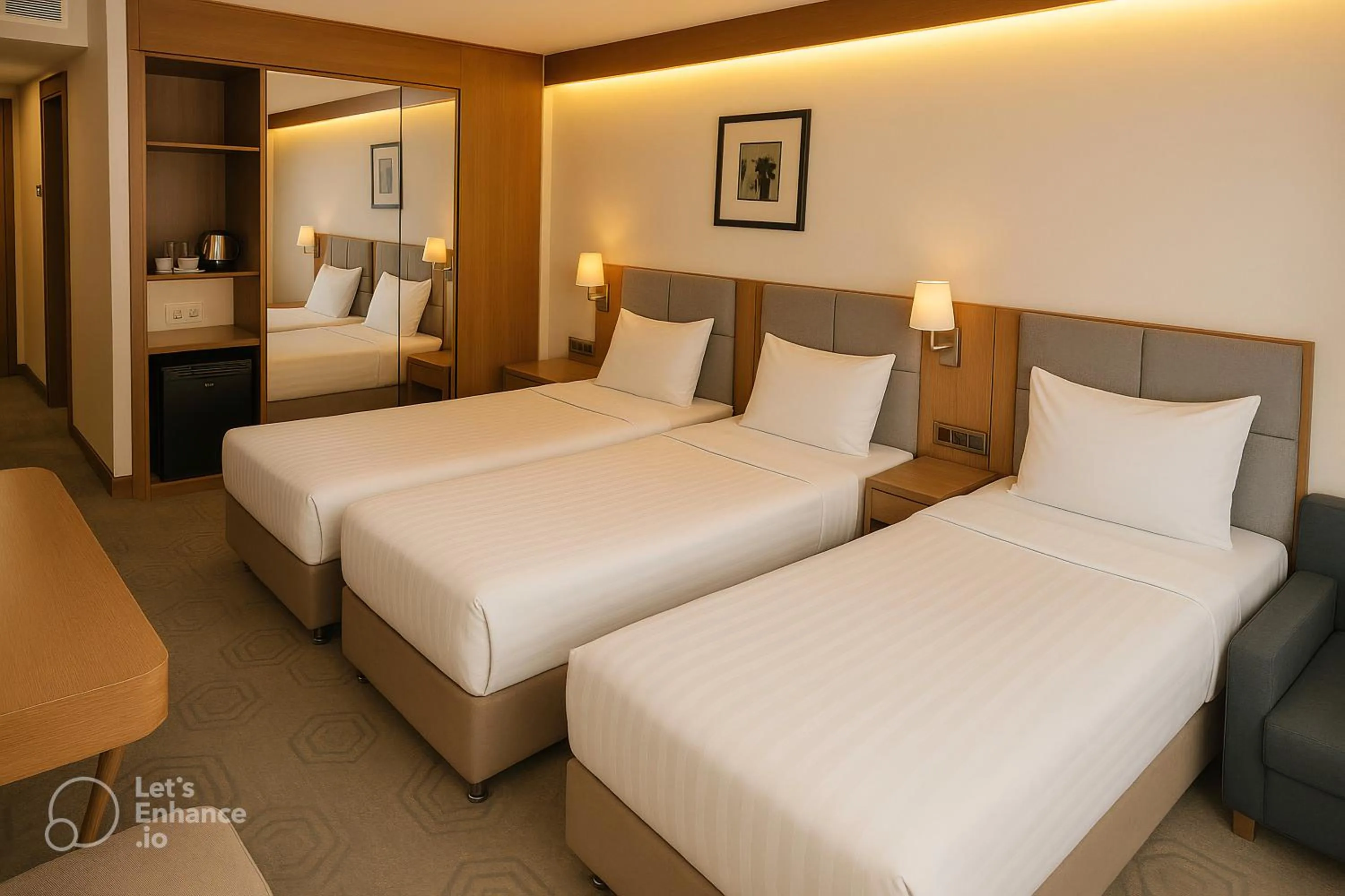 Bed in Yuksel Istanbul Yenikapı Hotel