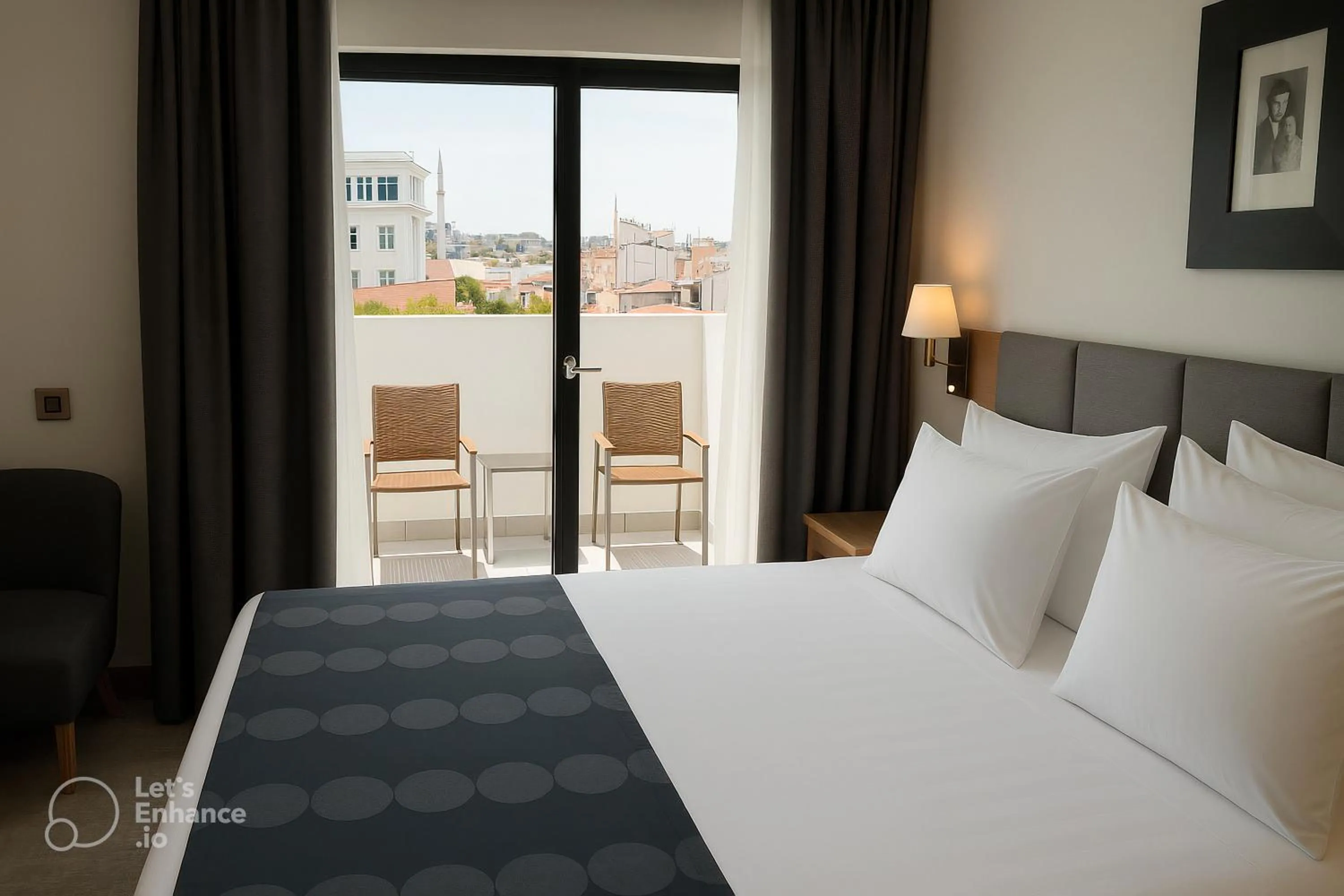 Bed in Yuksel Istanbul Yenikapı Hotel