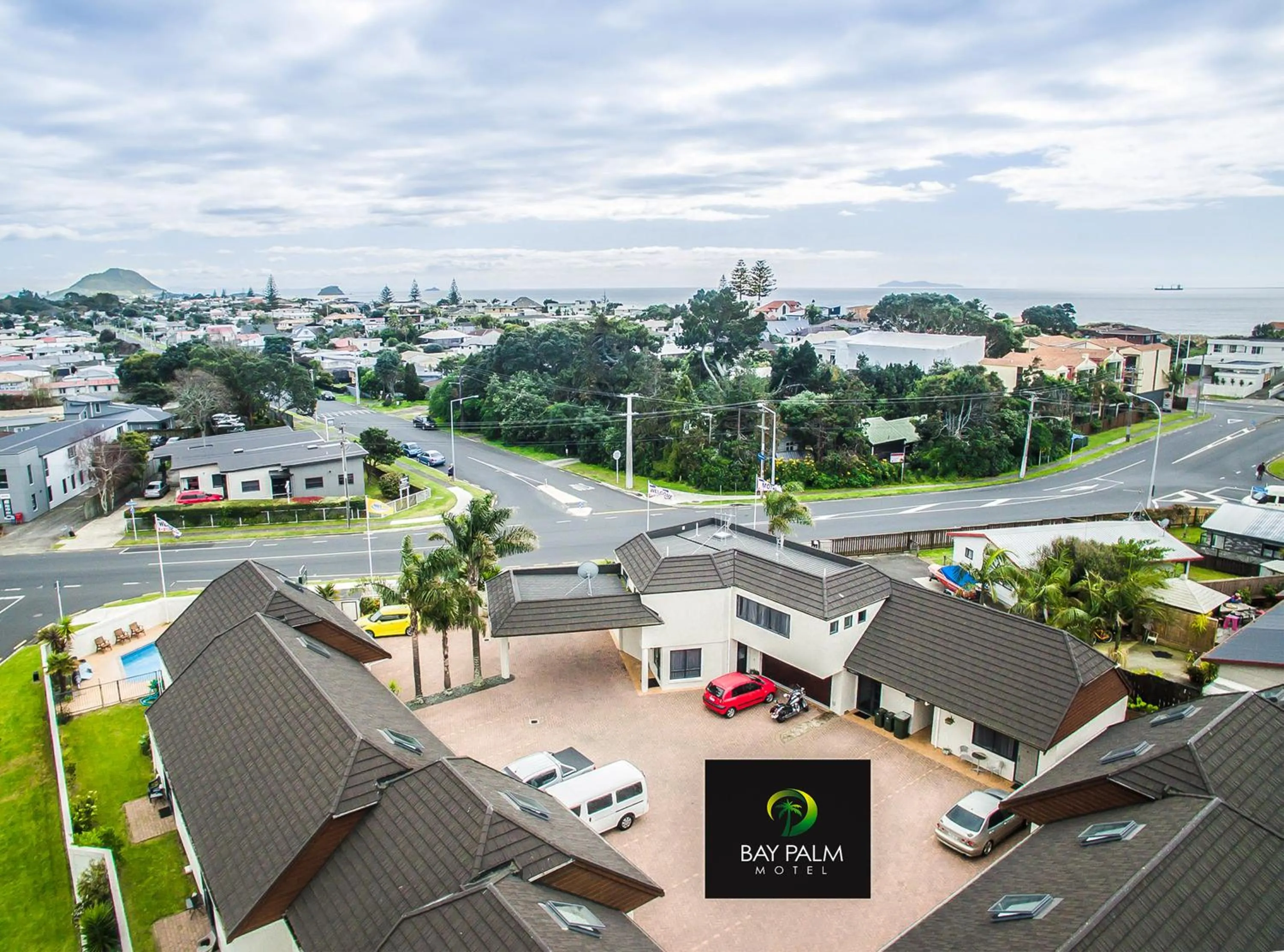Bird's eye view in Bay Palm Motel