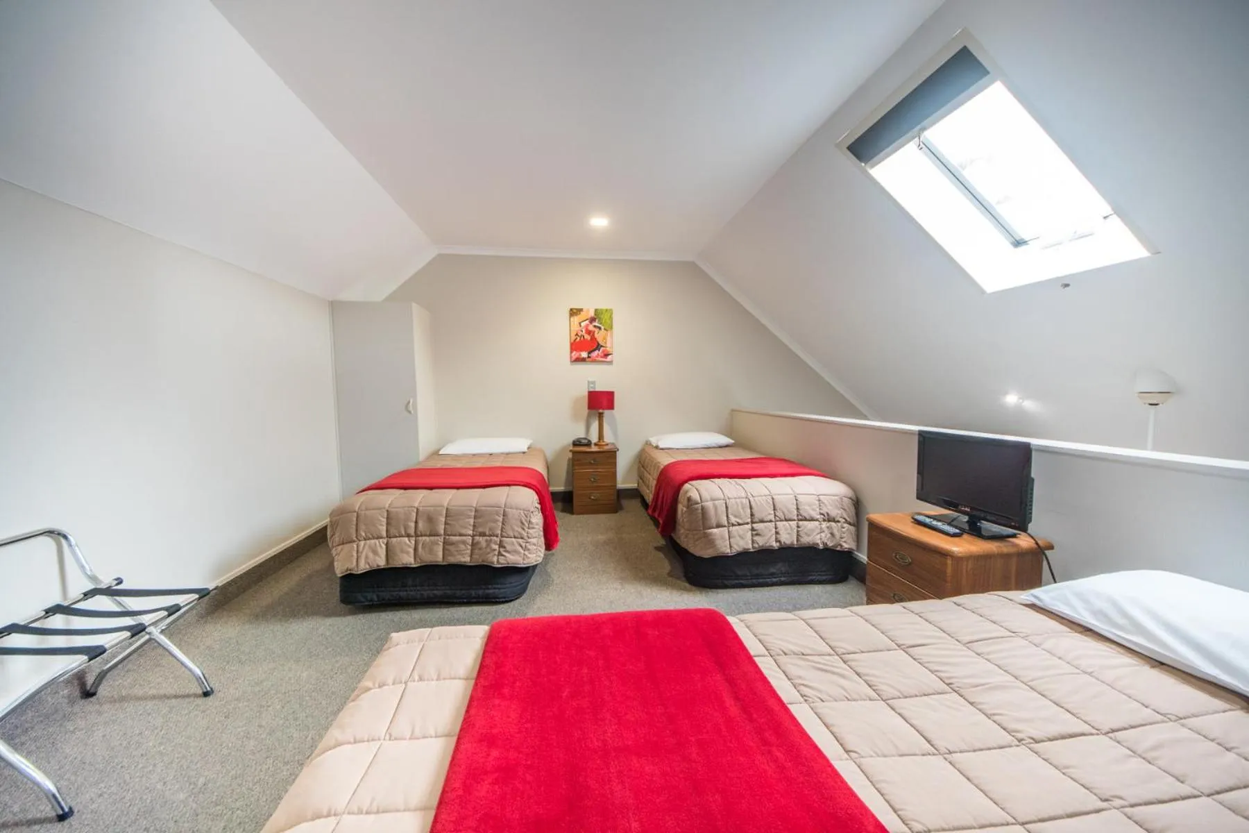 Bed in Bay Palm Motel