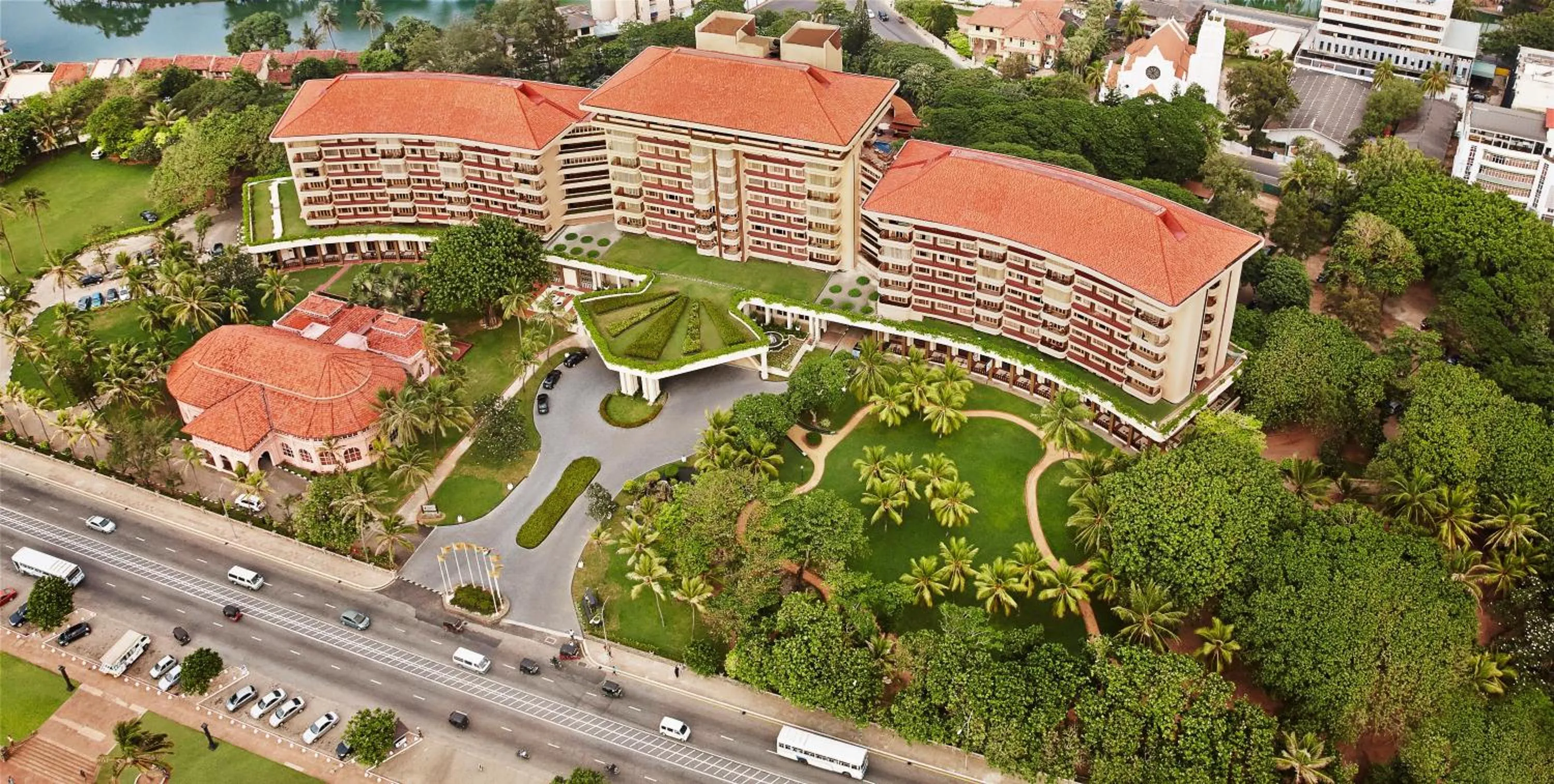 Bird's eye view in Taj Samudra, Colombo