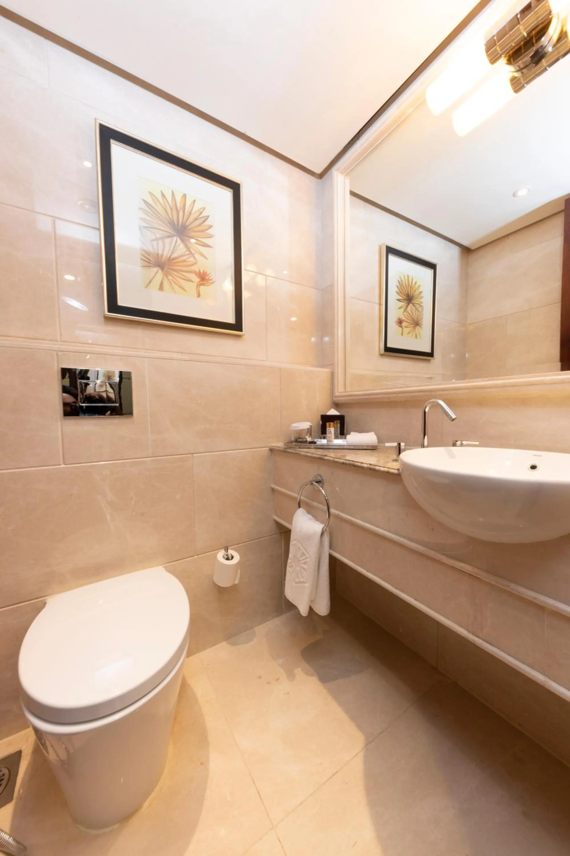 Bathroom in Taj Samudra, Colombo