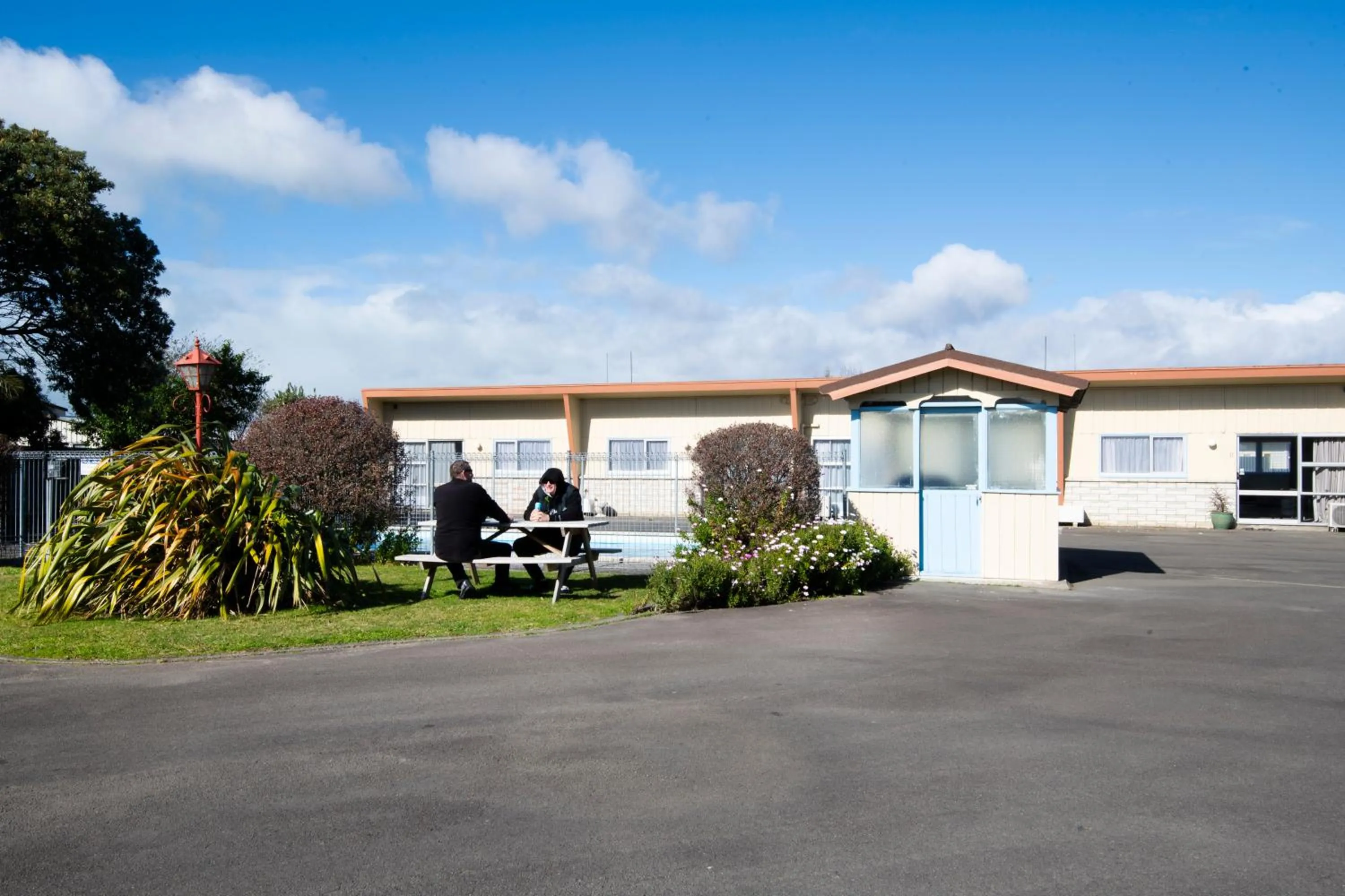 Garden view in Spanish Lady Motel