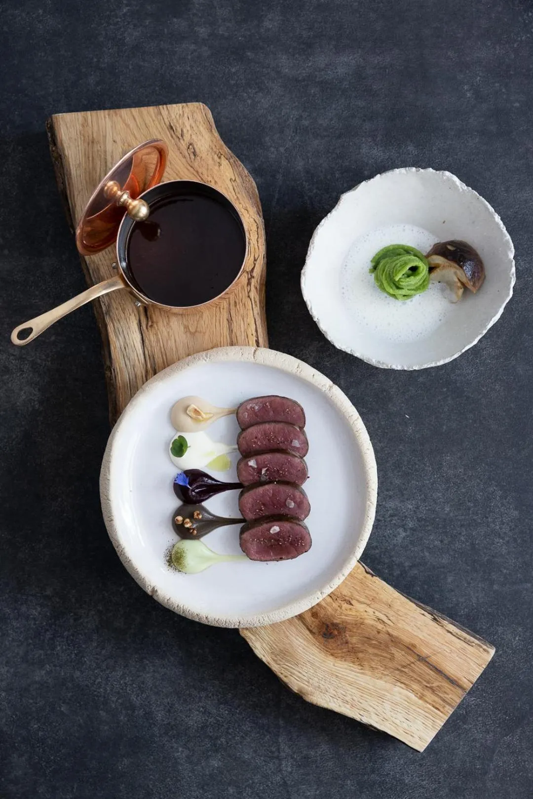 Food in Relais et Châteaux Le Chambard