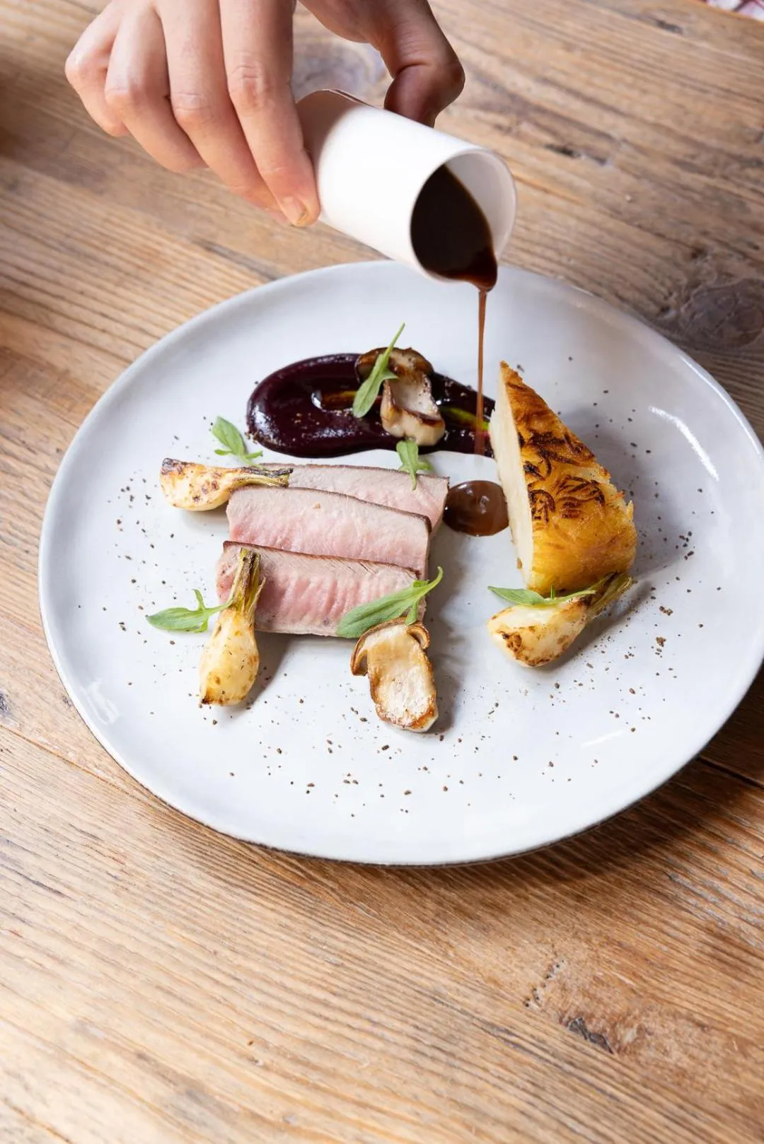 Food in Relais et Châteaux Le Chambard