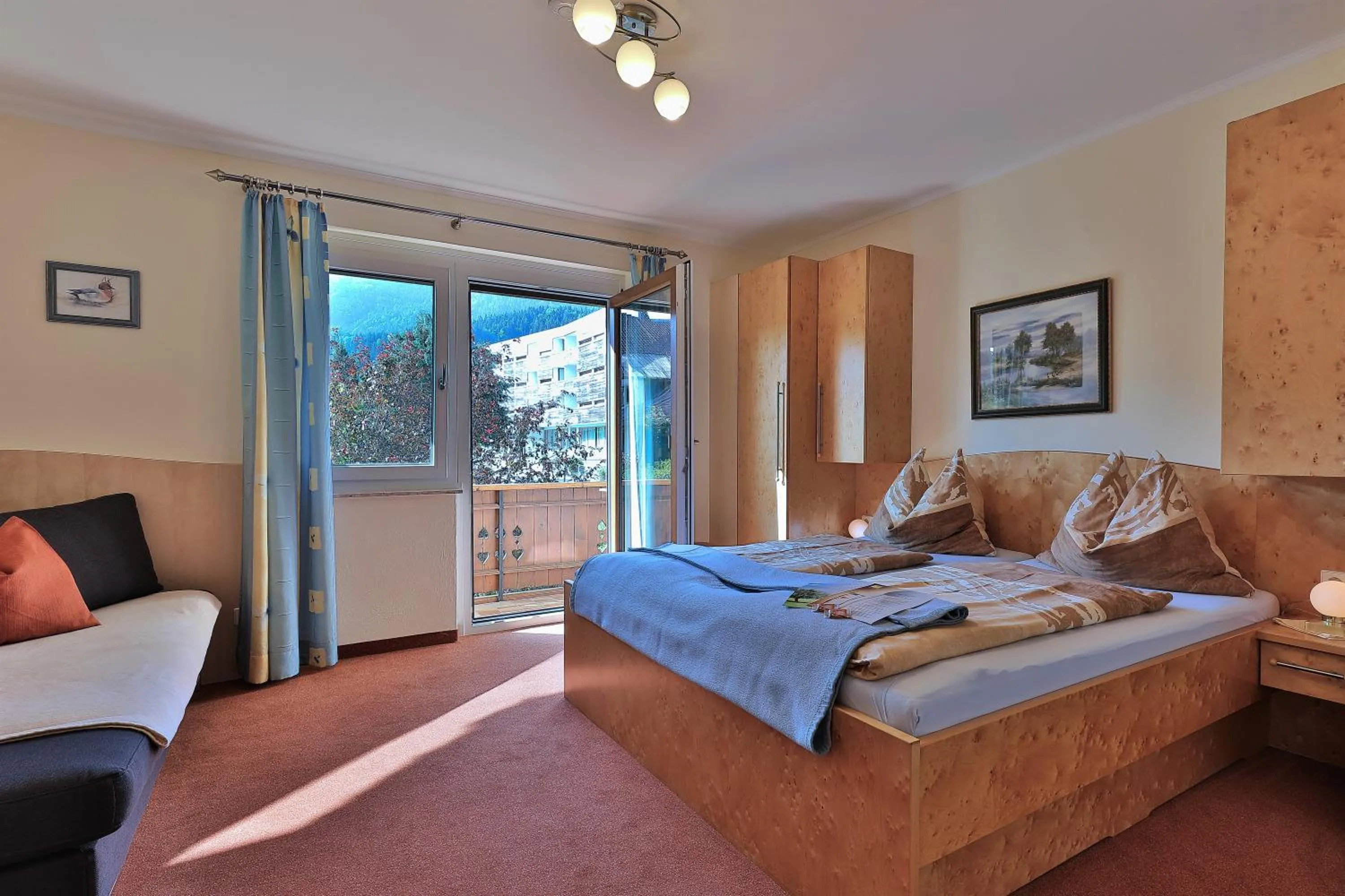 Bed in Hotel Garni Zerza