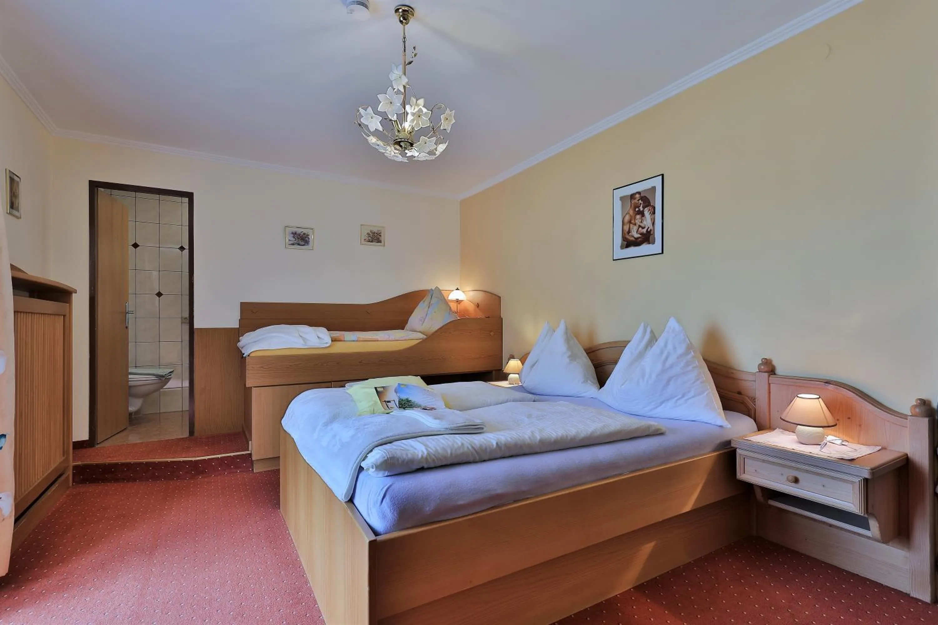 Standard Twin Room with Garden View in Hotel Garni Zerza